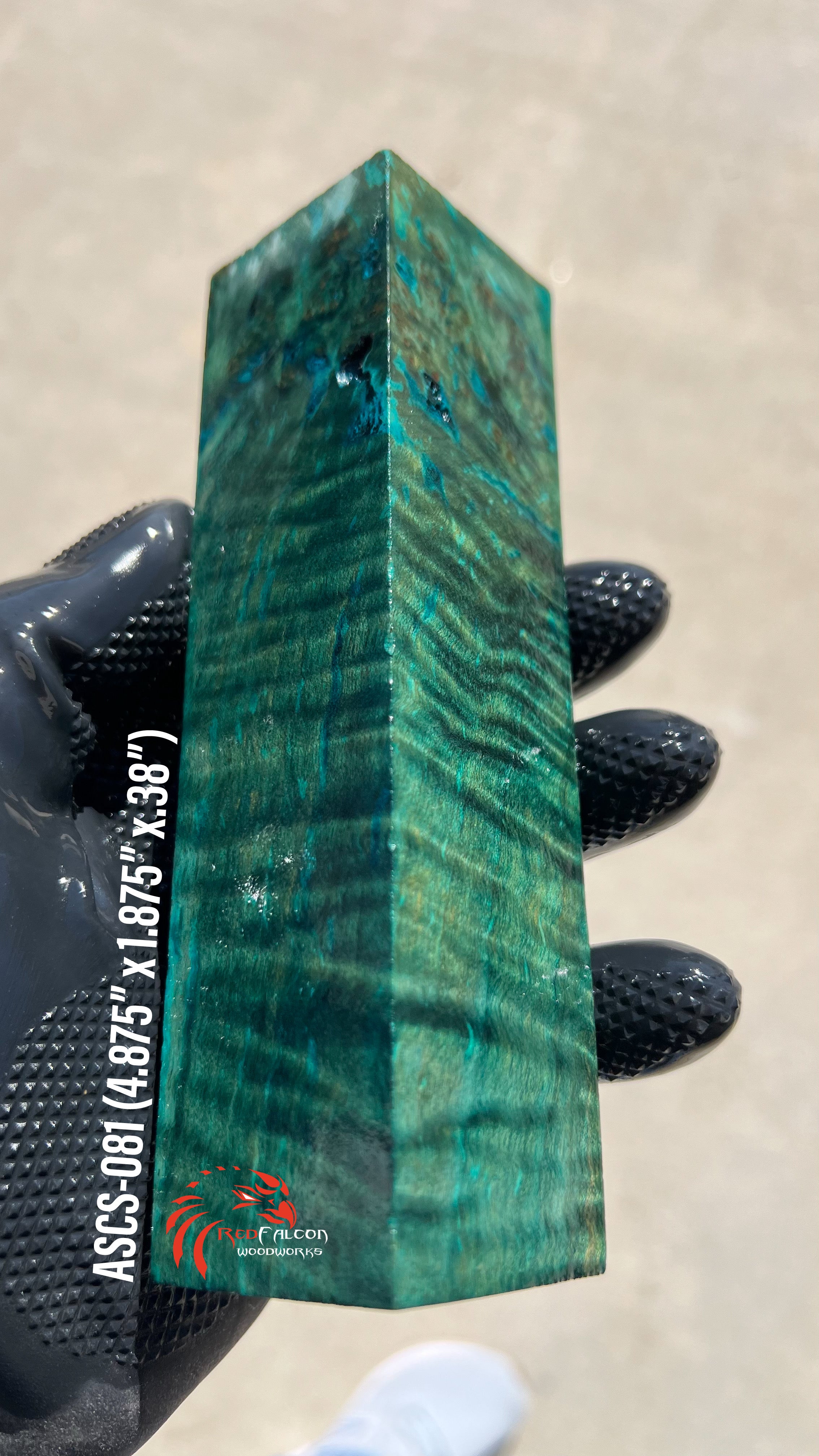 Curly Maple Block MPBB-115 (Stabilized)
