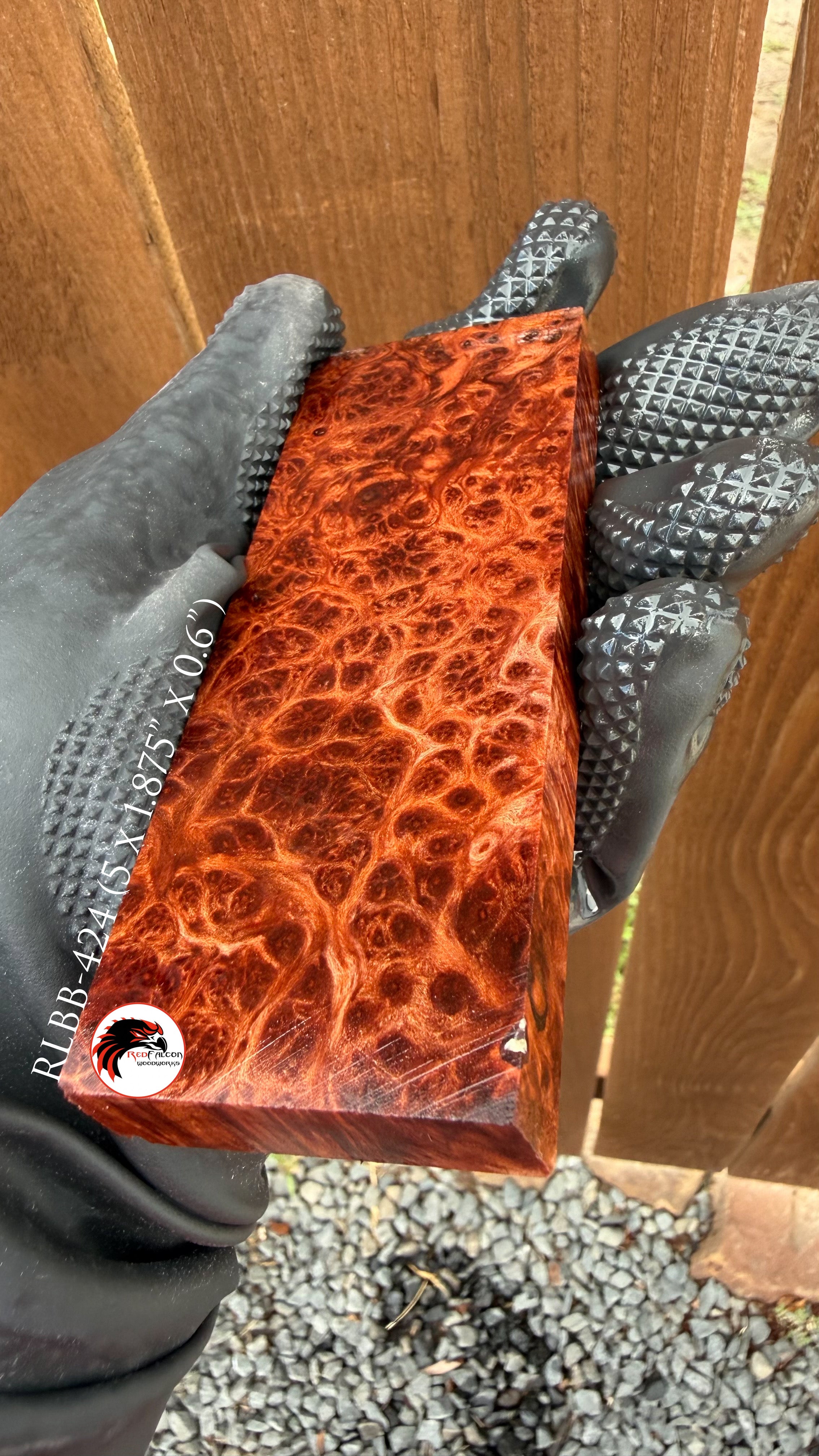 Redwood Burl Block RLBB-424 (Stabilized)