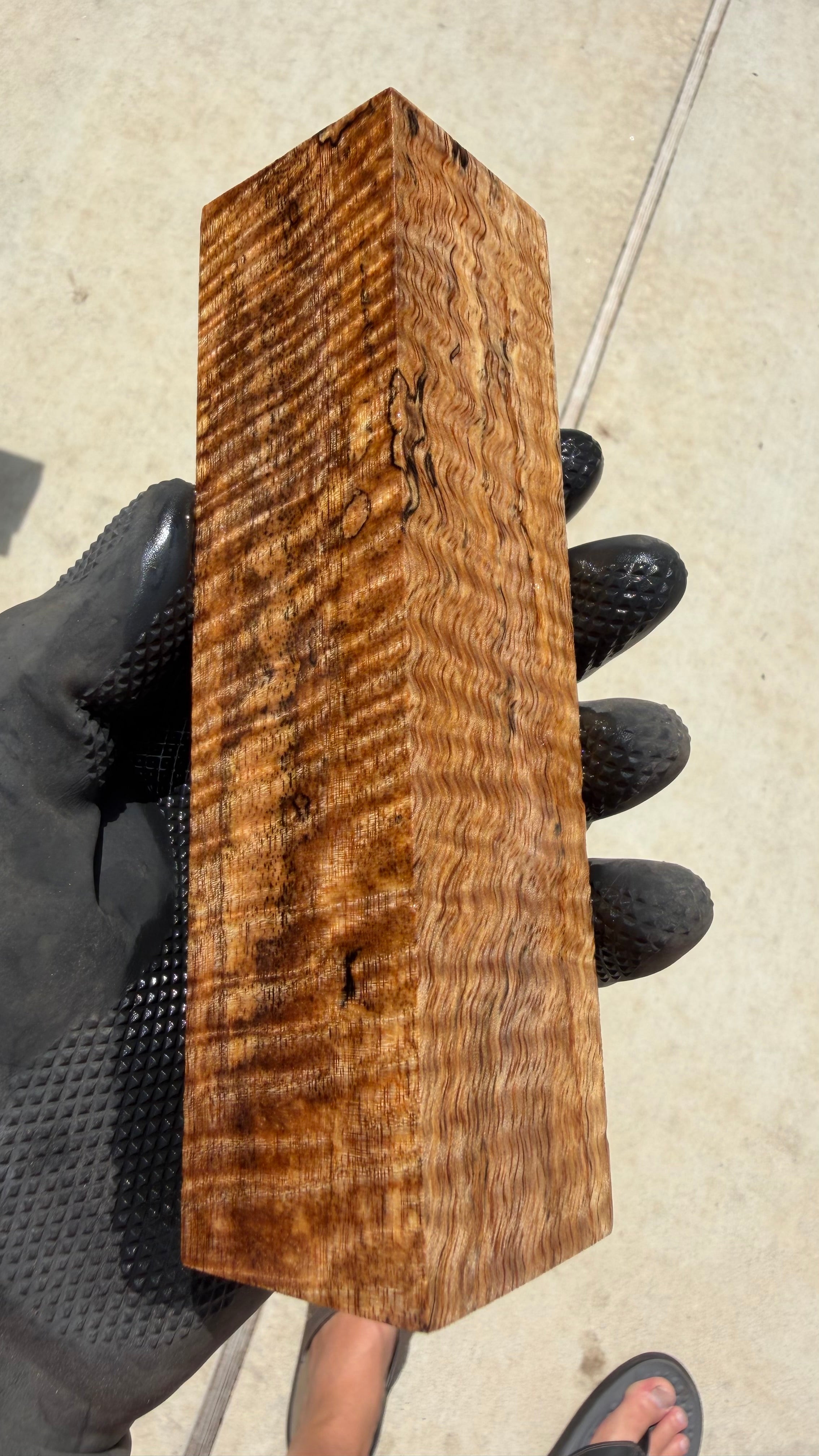 Curly Mango Block COMB-005 (Stabilized)