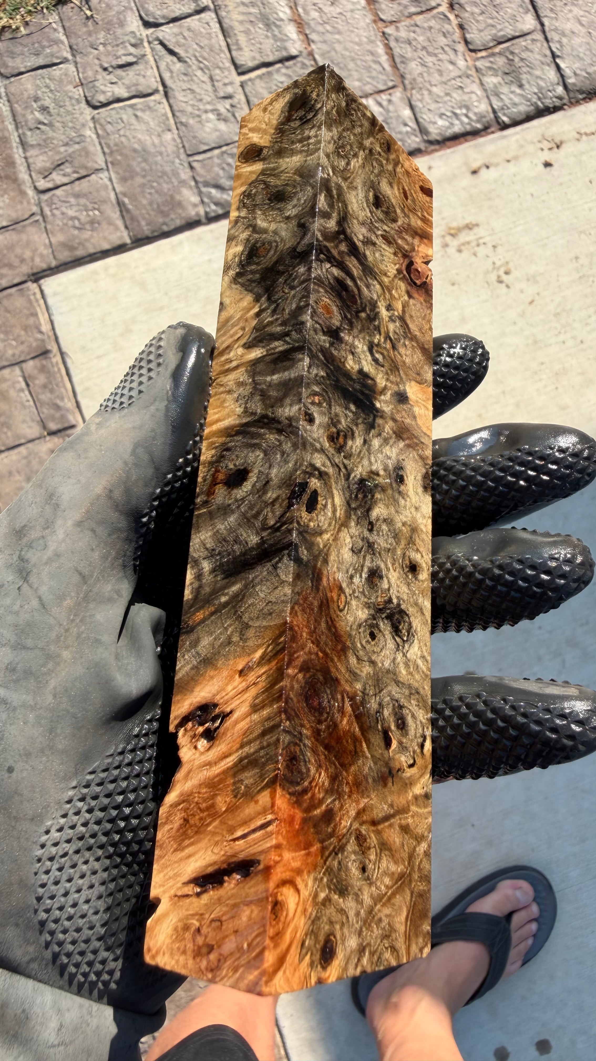 Buckeye Burl Block BBB-115 (Stabilized)