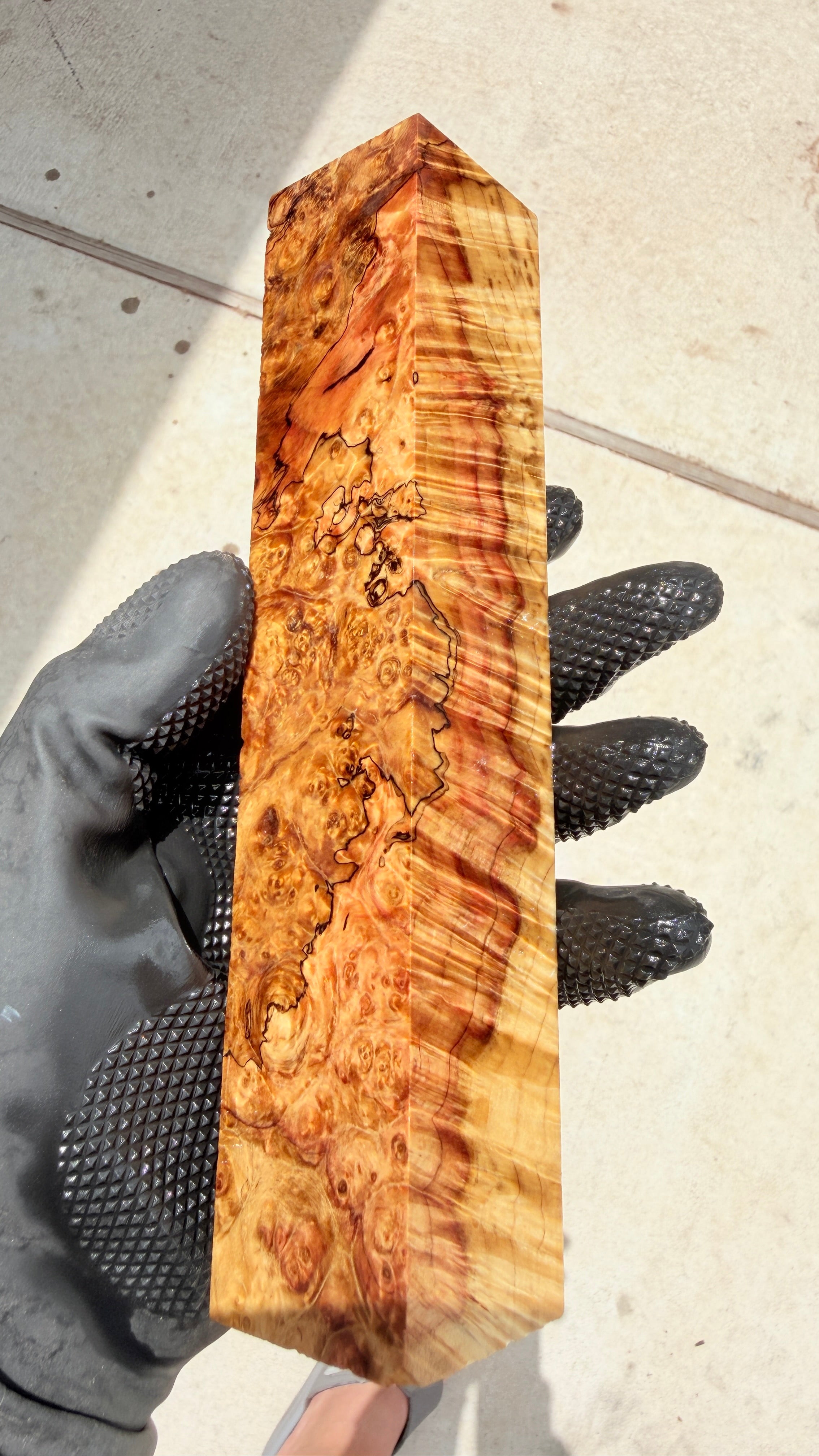 Box Elder Burl Block BEBB-193 (Stabilized)