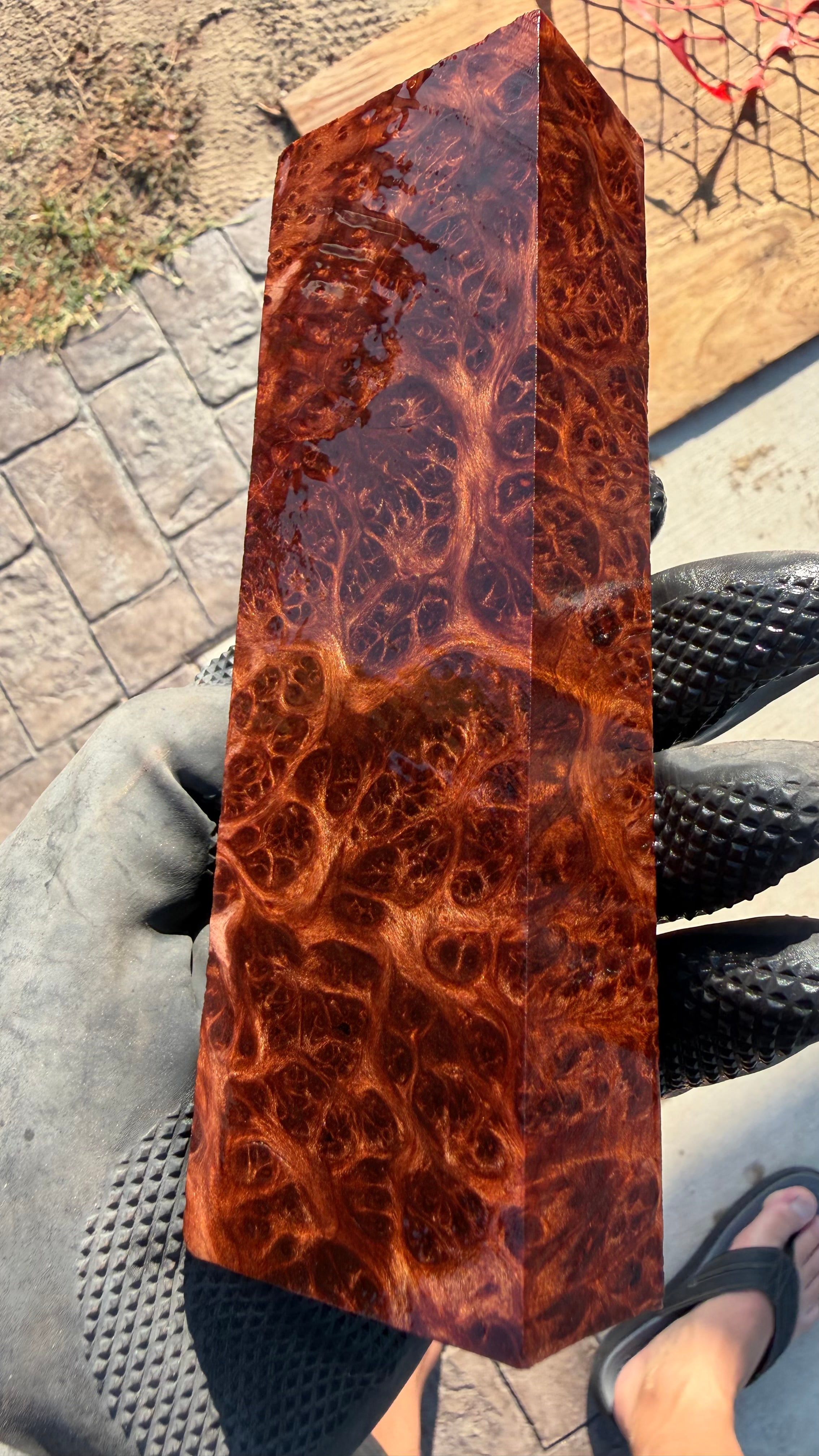 Redwood Burl Block RLBB-480 (Stabilized)