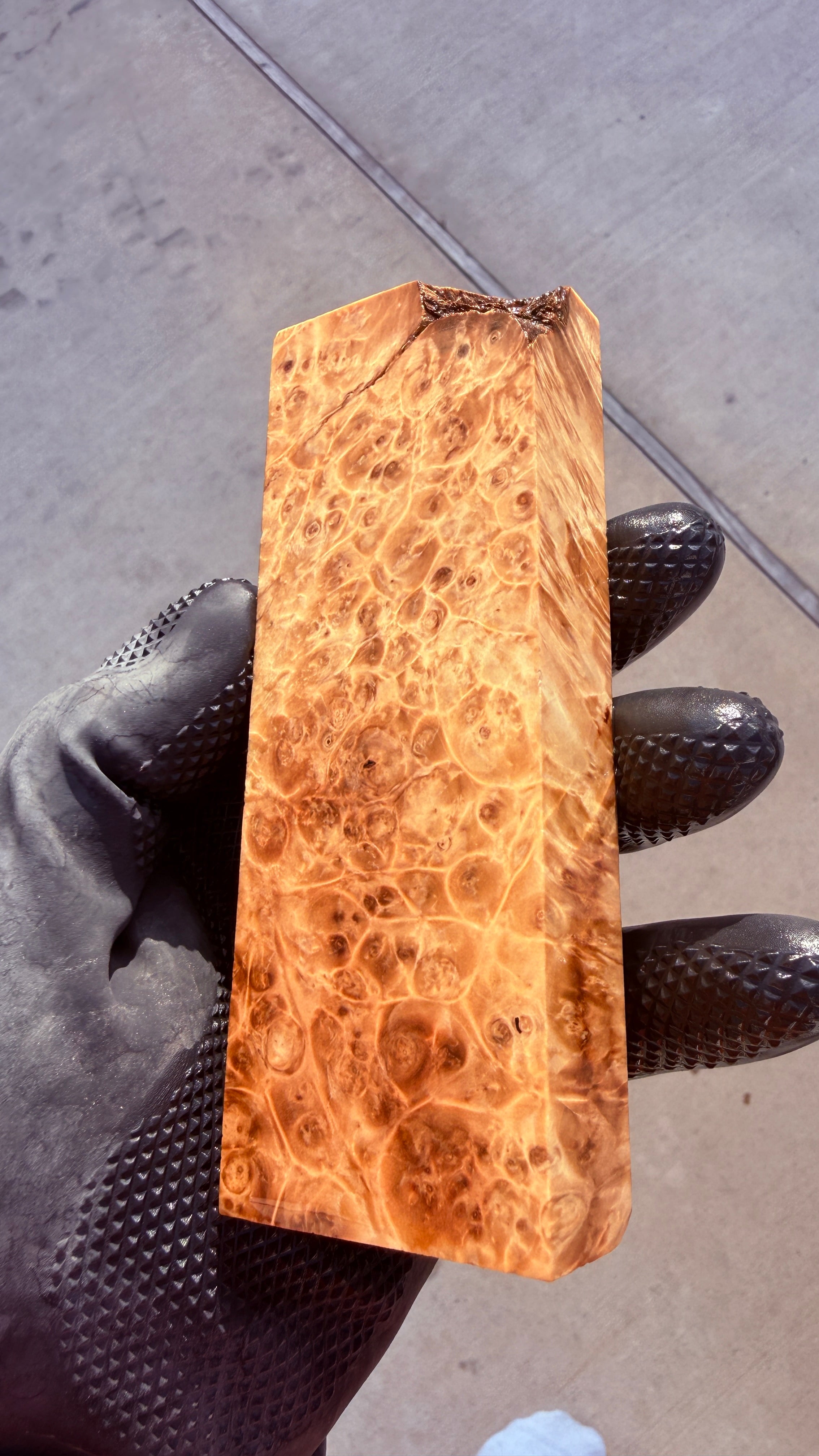 Box Elder Burl Block BEBB-225 (Stabilized)