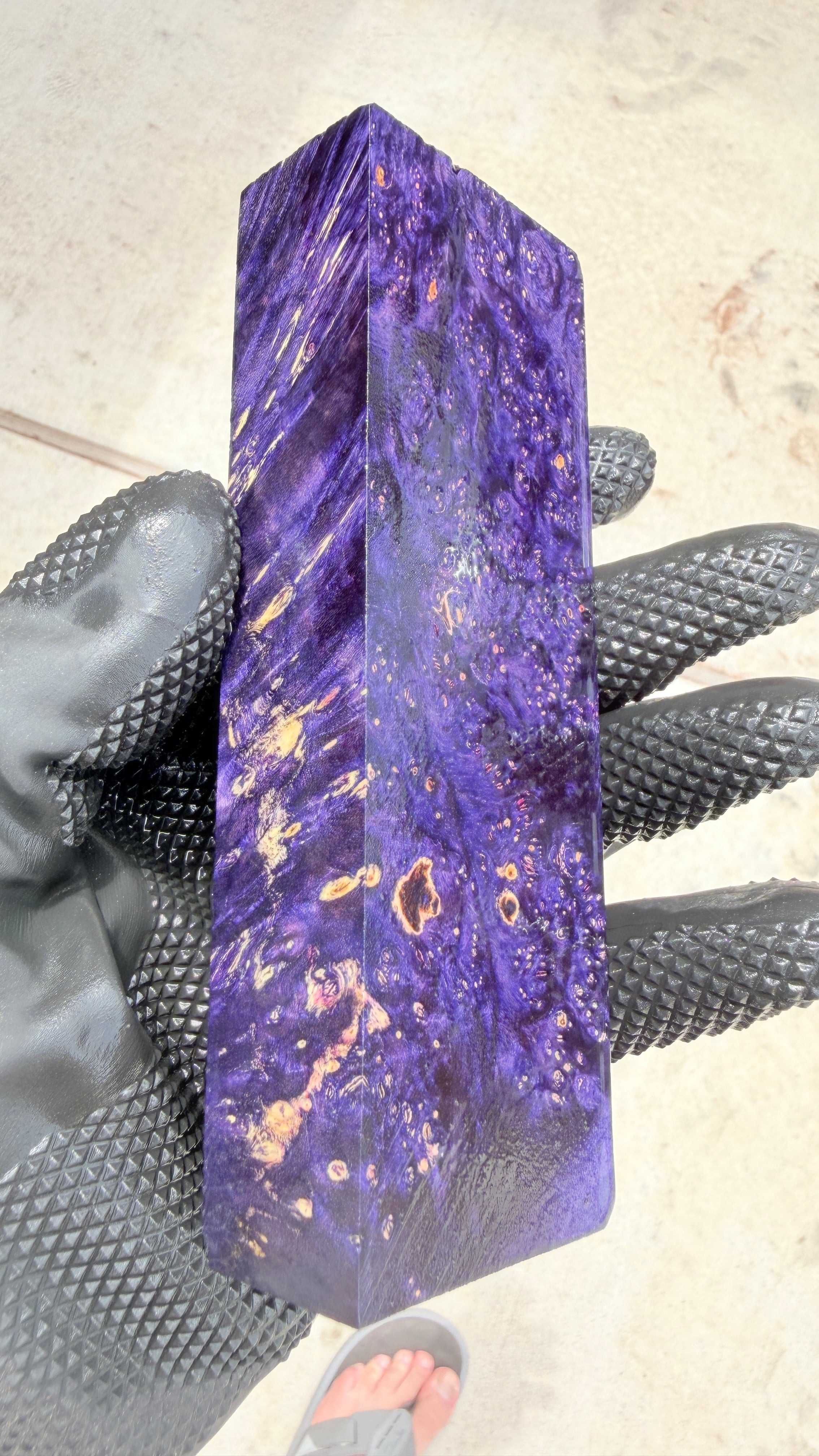 Box Elder Burl Block BEBB-195 (Stabilized)