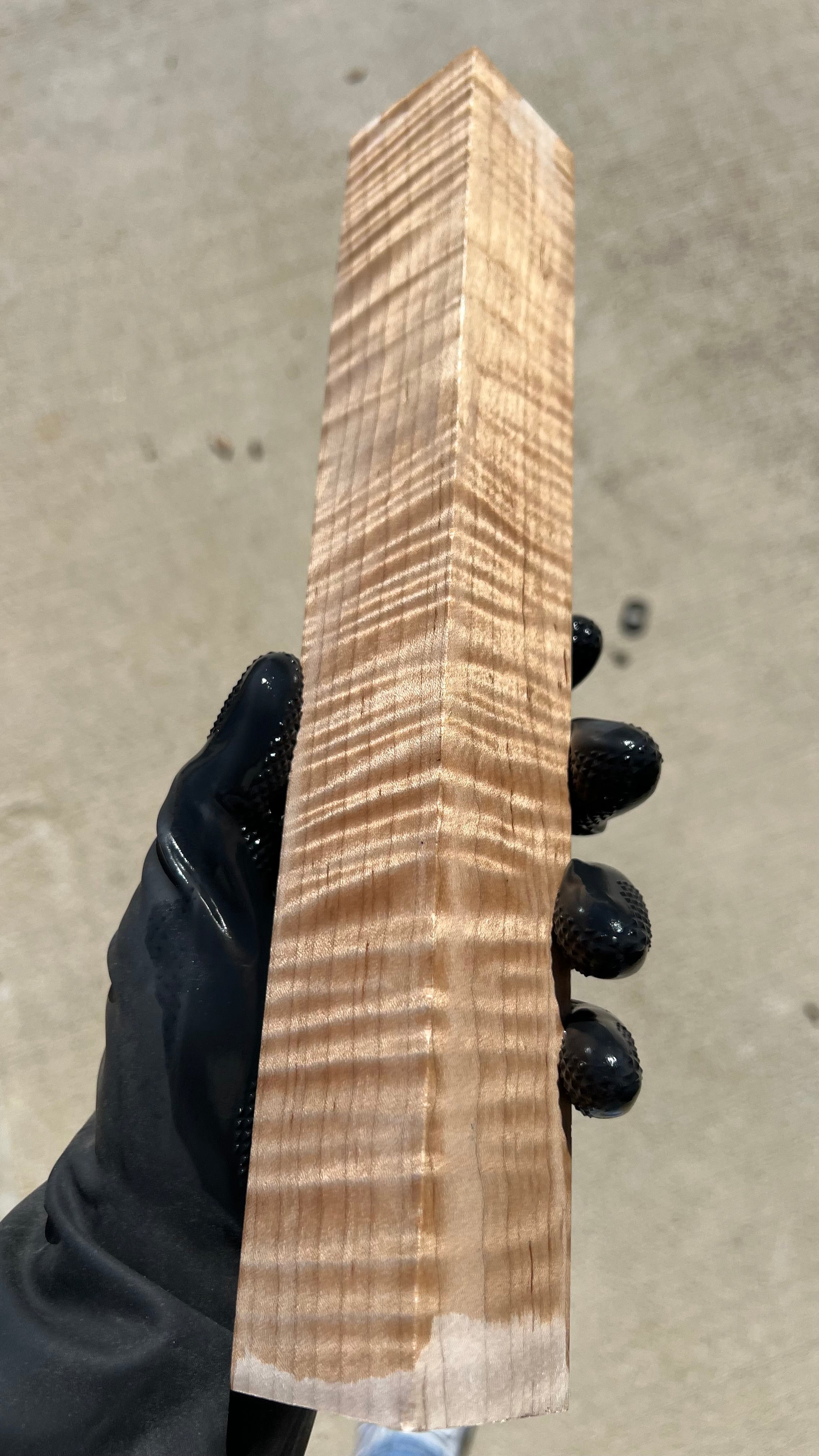 Curly Maple Block MPBB-123 (Stabilized)