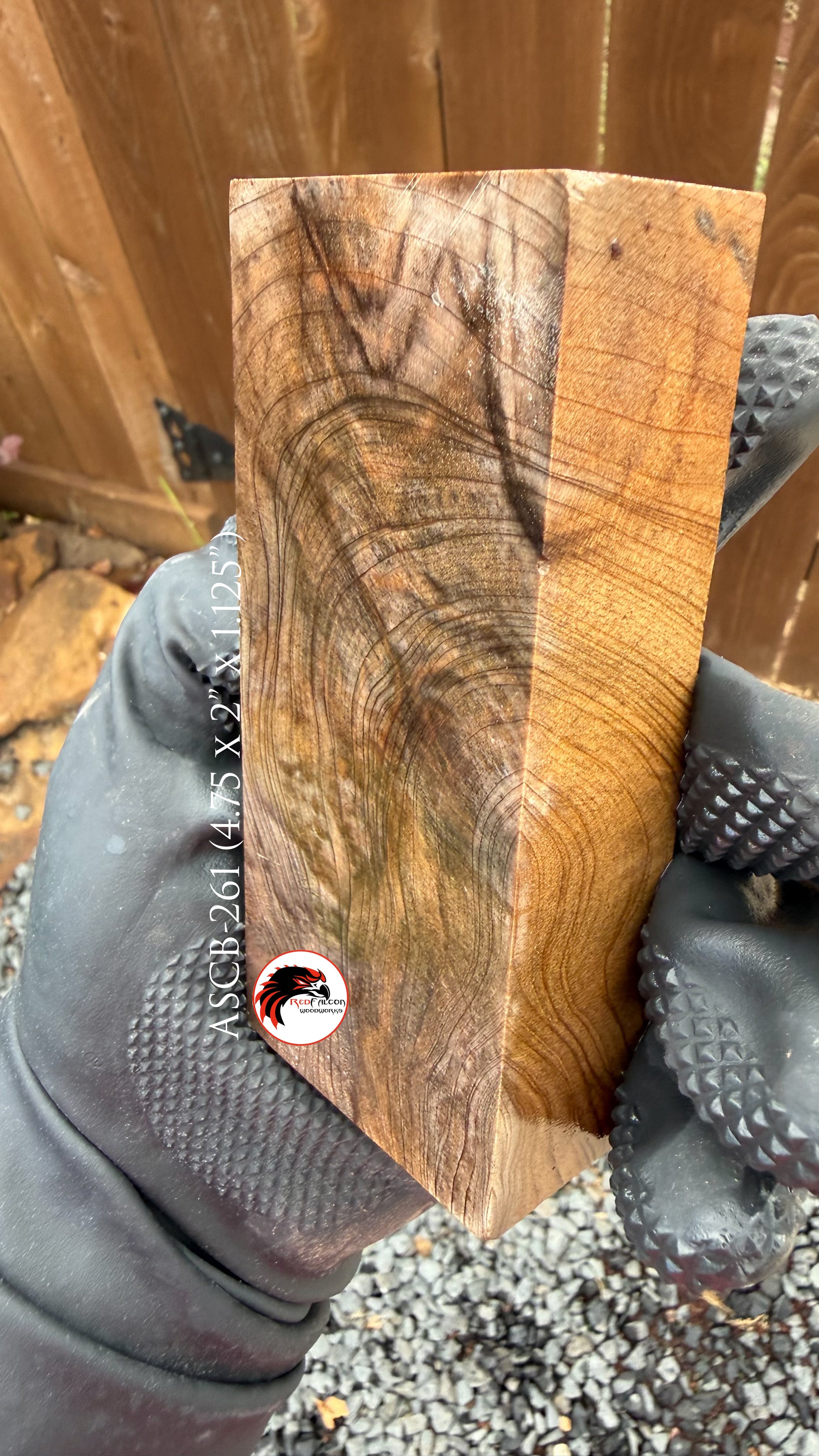 Ancient Sinker Cypress Block ASCB-261 (Stabilized)