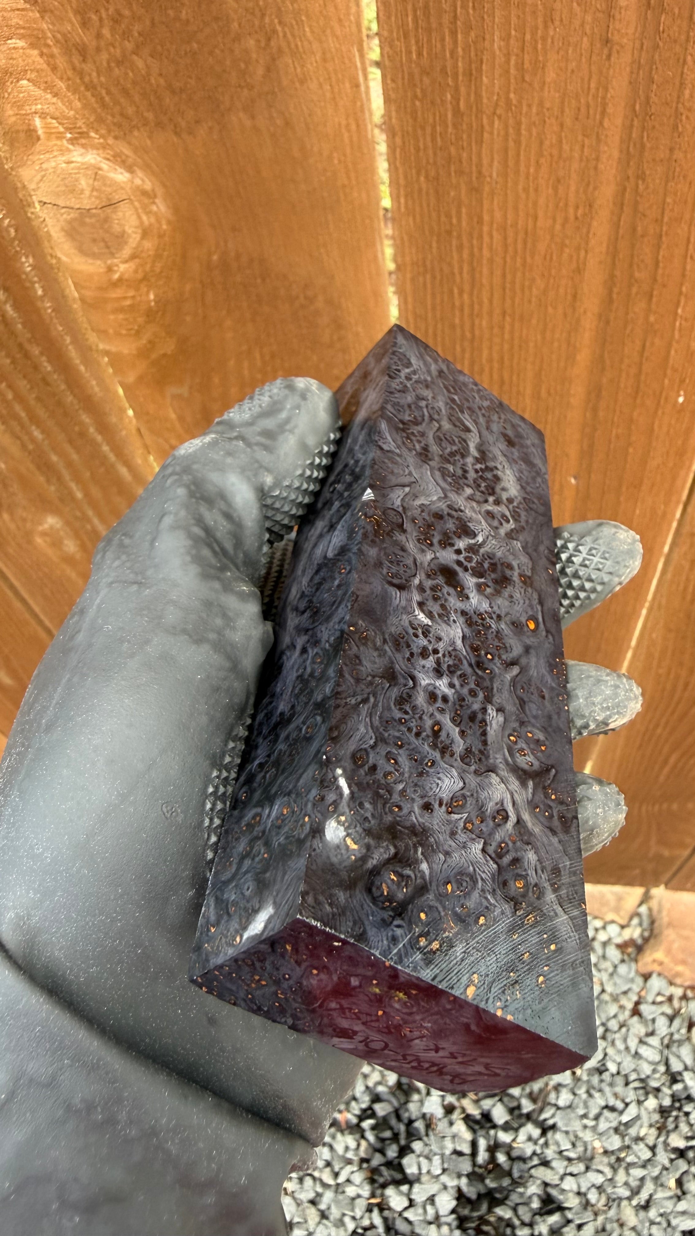 Amboyna Burl Block AYBB-016 (Stabilized)