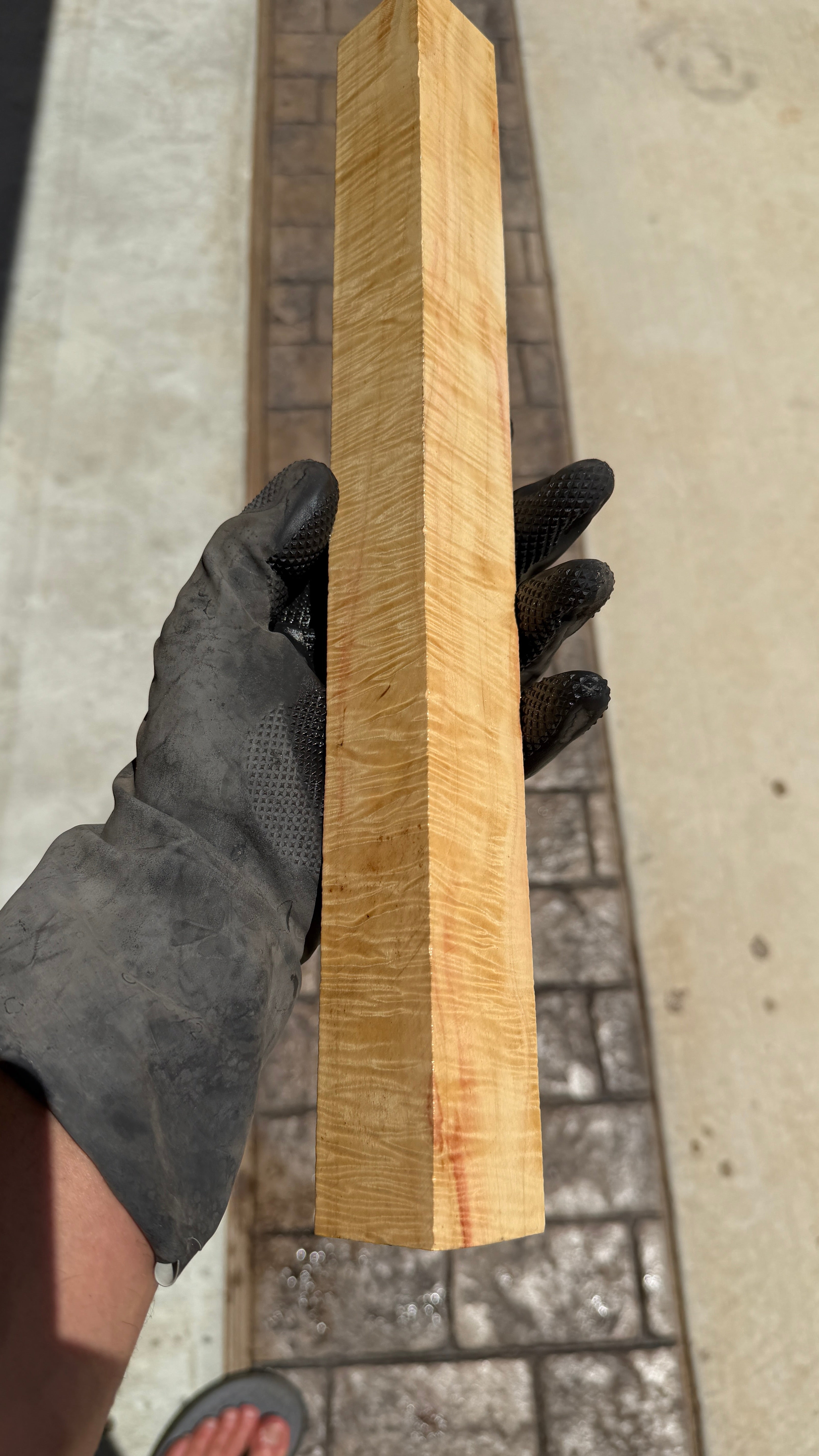 Curly Box Elder Block CBEB-000 (Stabilized)