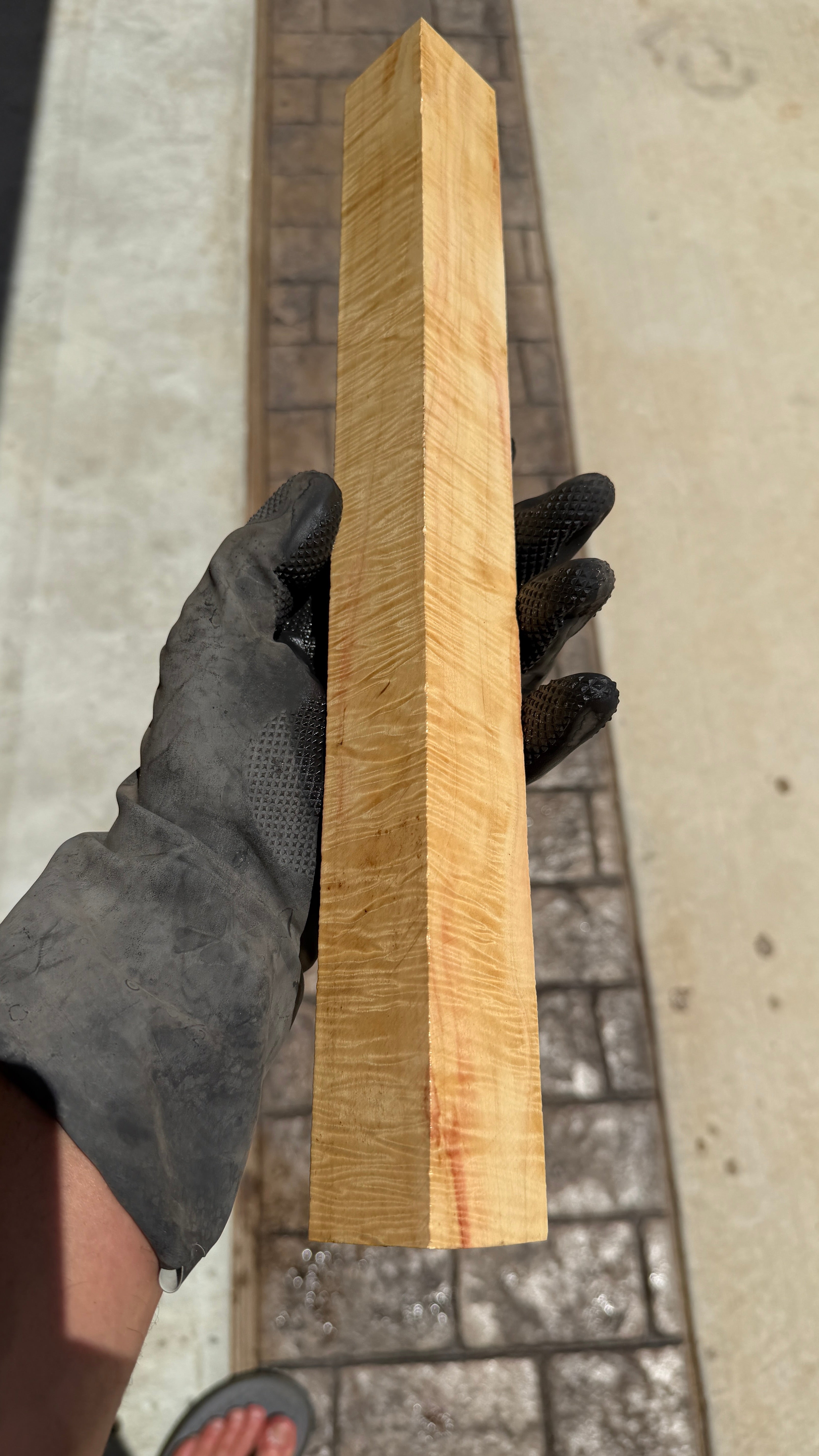 Curly Box Elder Block CBEB-000 (Stabilized)