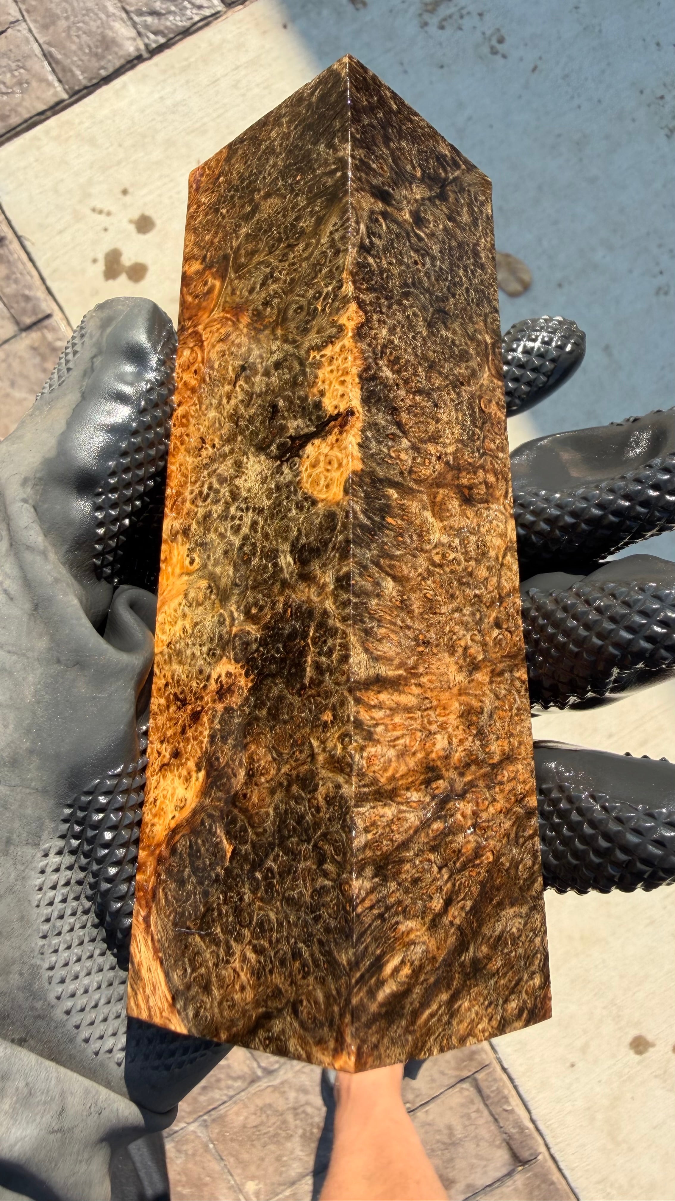 Amboyna Burl Block AYBB-023 (Stabilized)