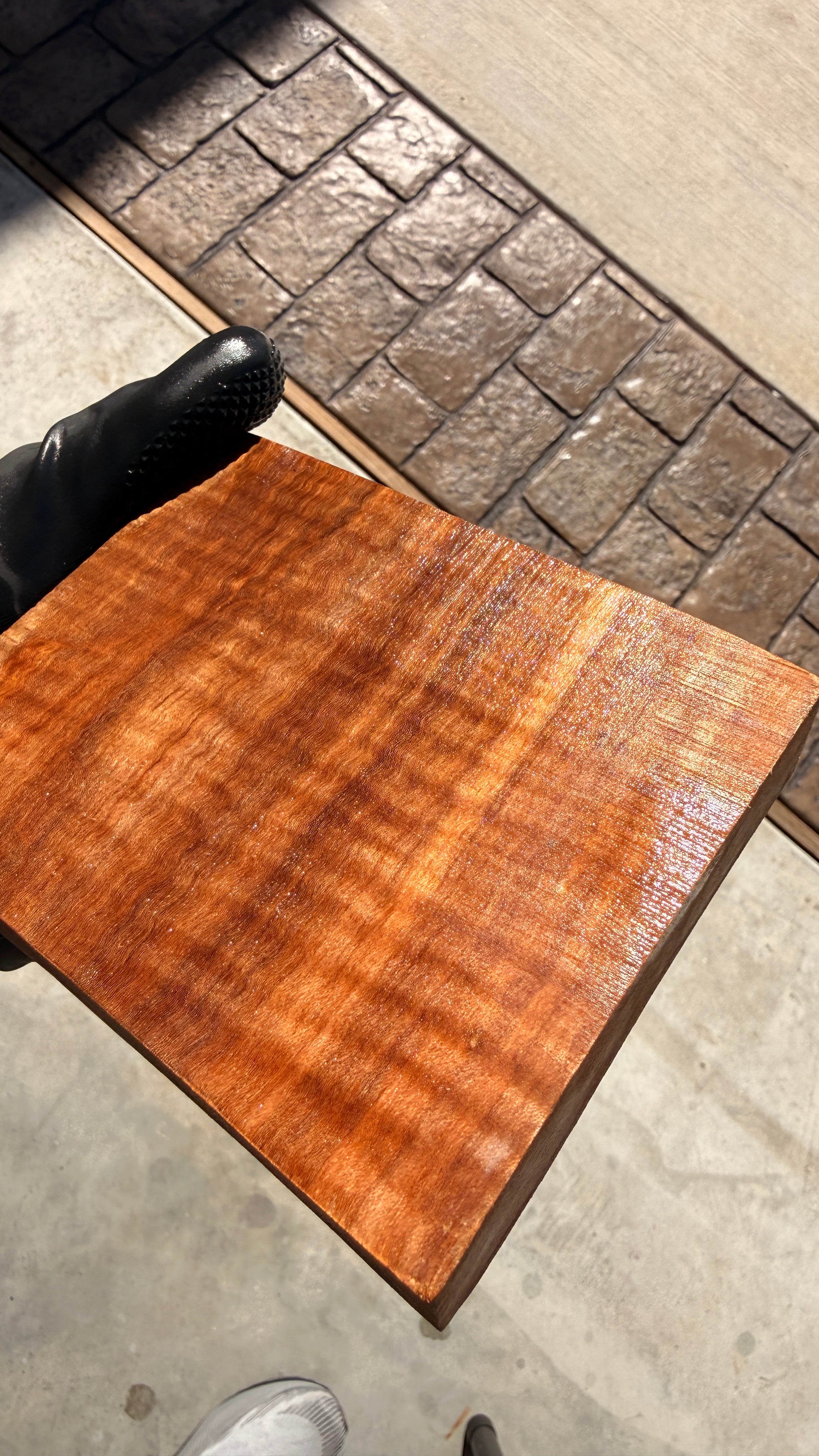 Curly Maple Block MPBB-158 (Stabilized)