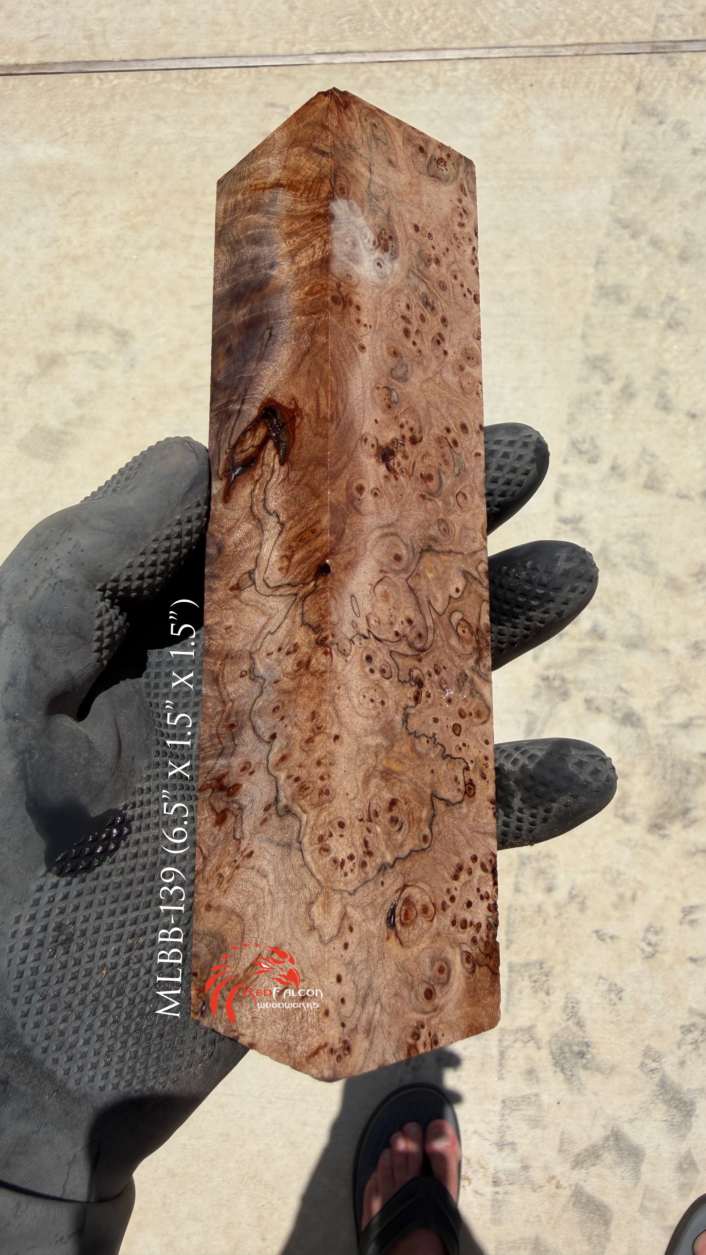 Maple Burl Block MPBB-139 (Stabilized)