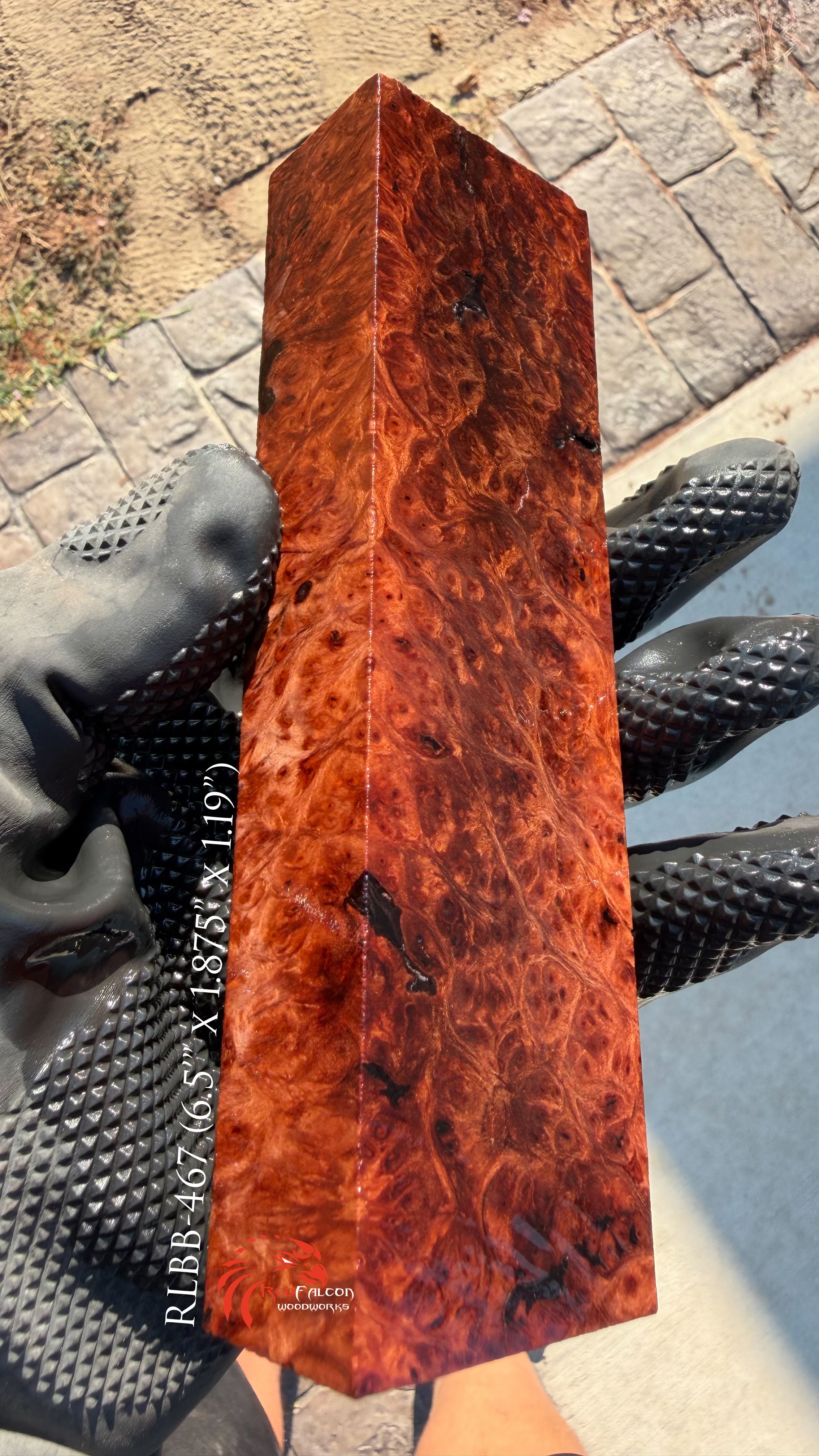 Redwood Burl Block RLBB-467 (Stabilized)