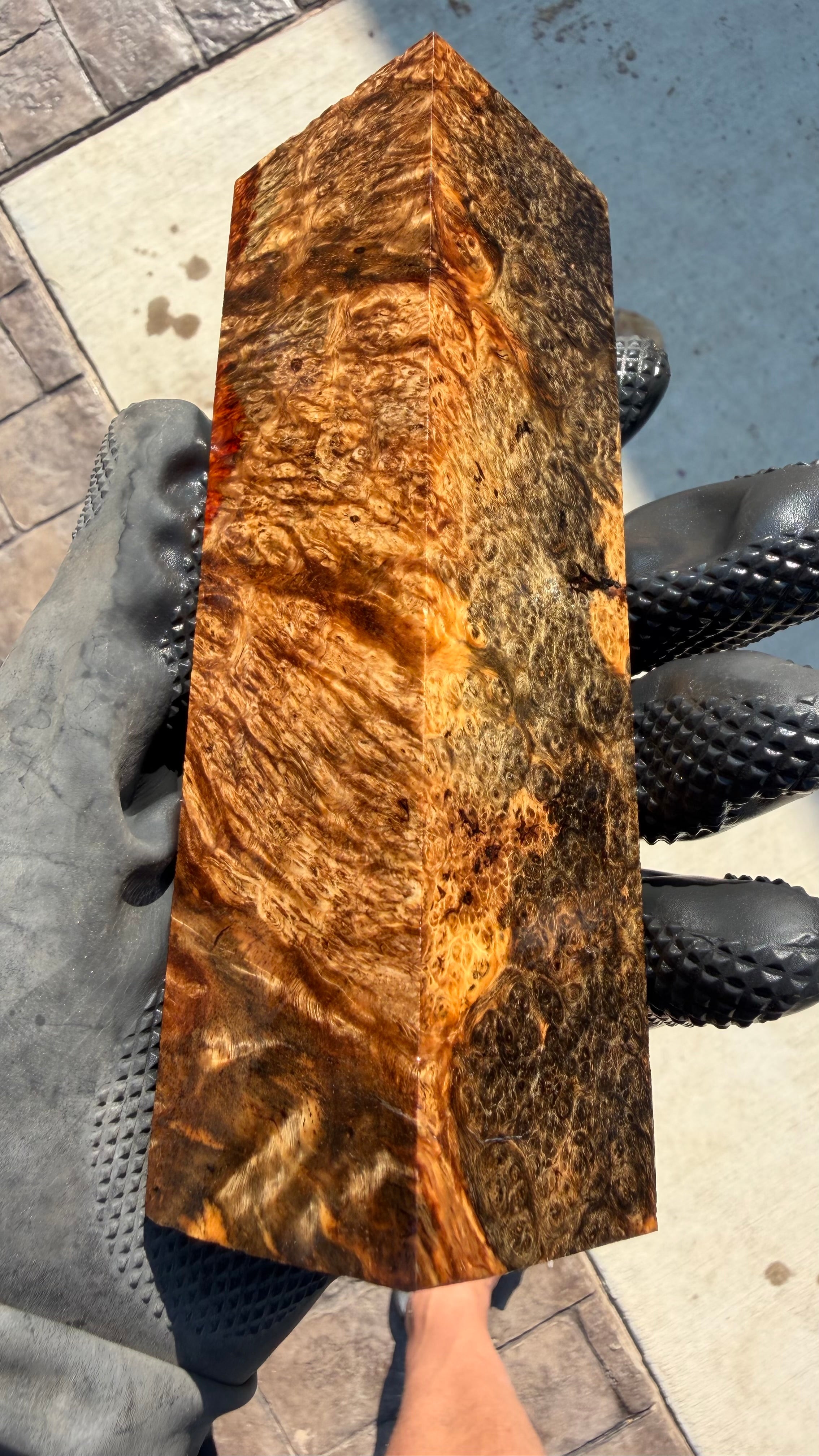 Amboyna Burl Block AYBB-023 (Stabilized)