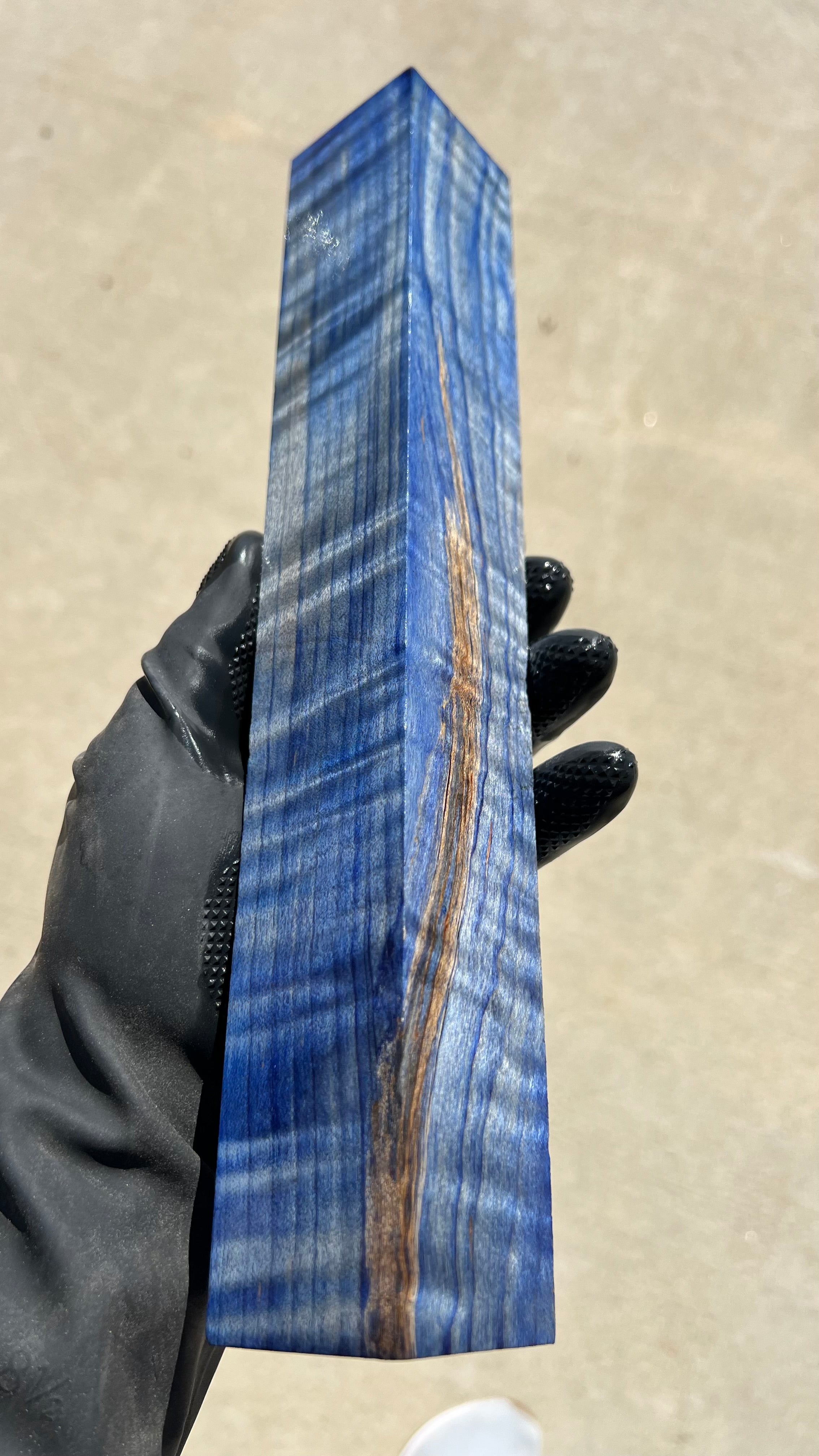 Curly Maple Block MPBB-117 (Stabilized)