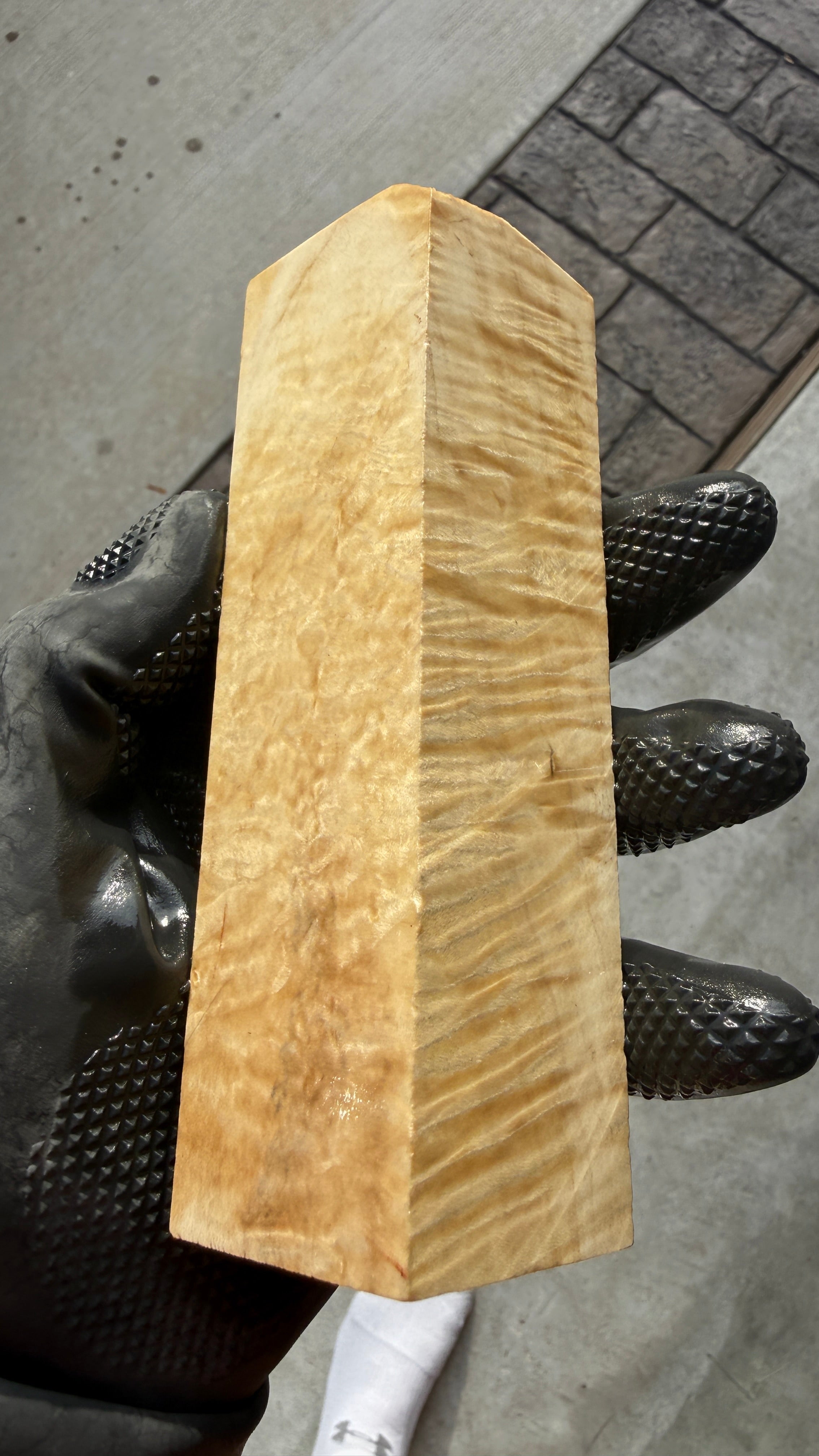 Curly Box Elder Block CBEB-243 (Stabilized)