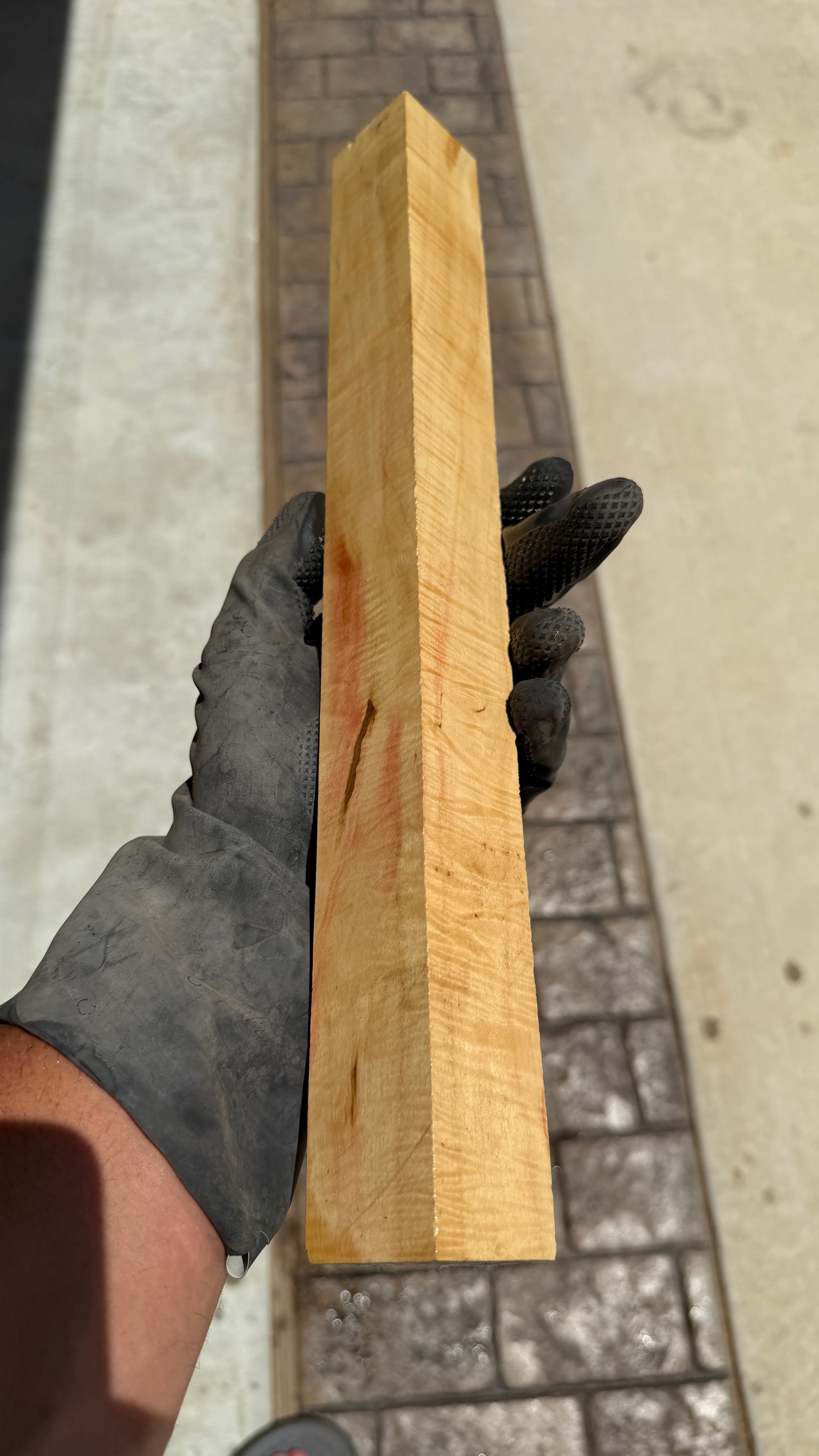 Curly Box Elder Block CBEB-000 (Stabilized)