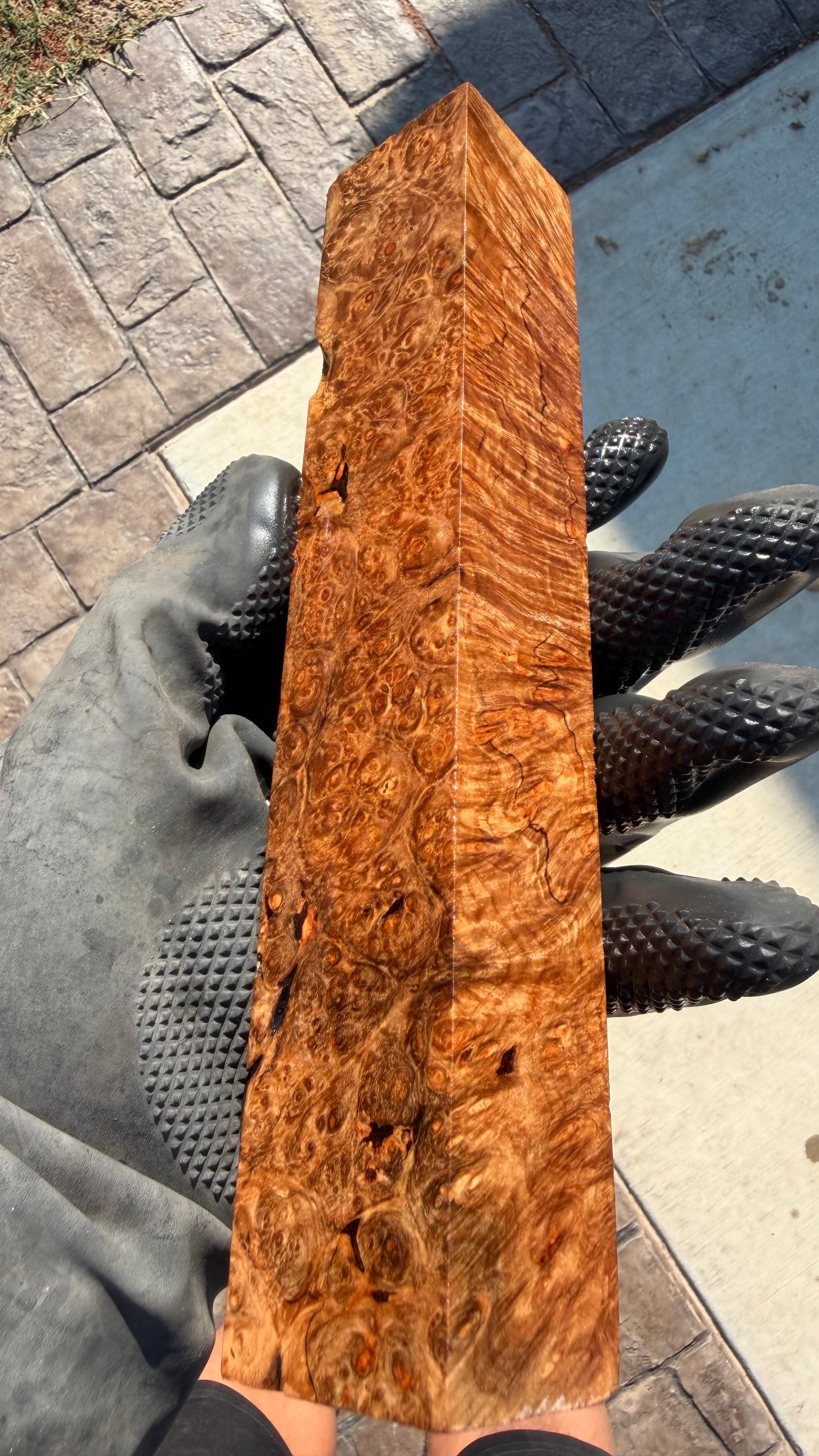 Maple Burl Block MPBB-155 (Stabilized)