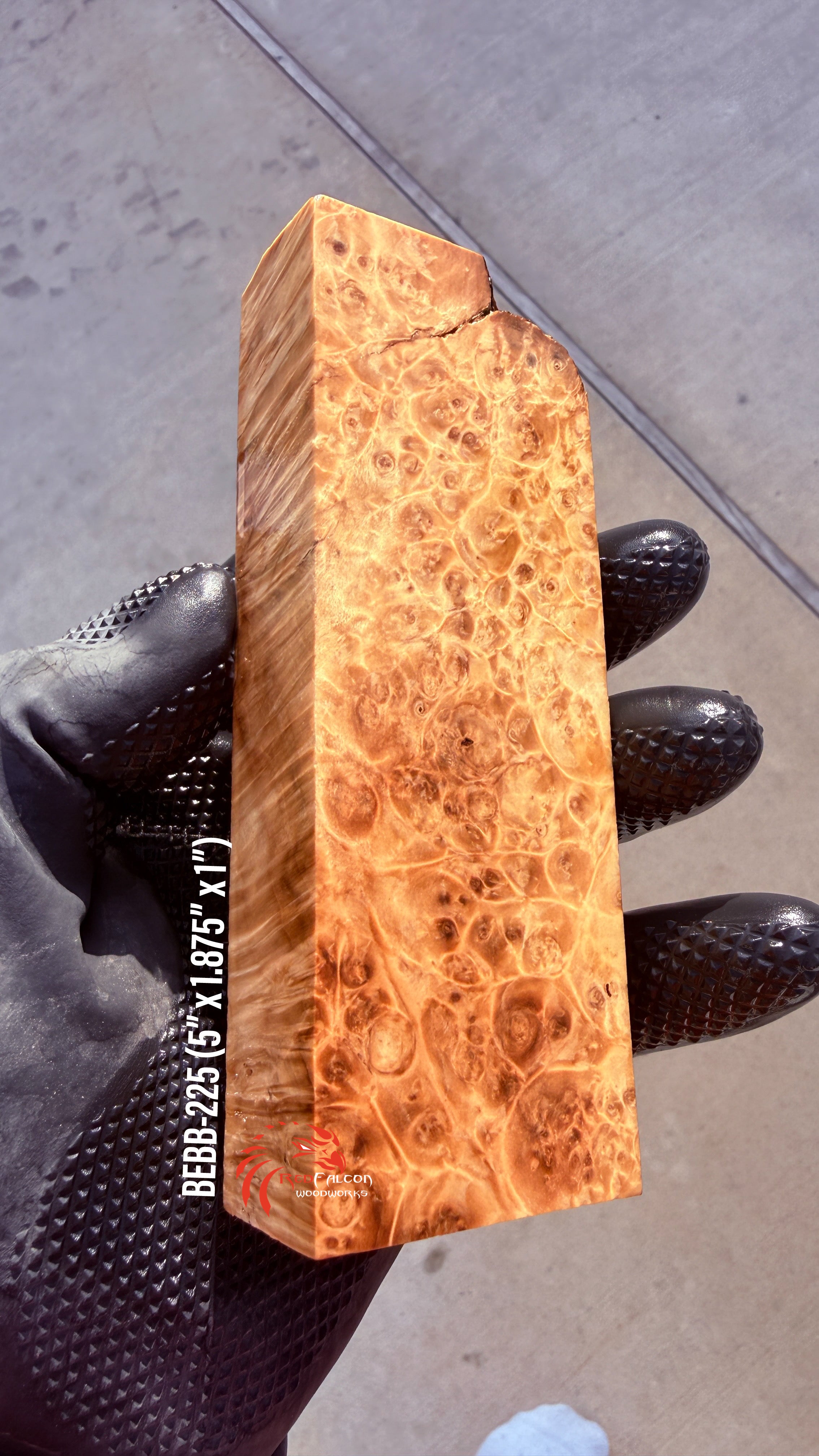 Box Elder Burl Block BEBB-225 (Stabilized)