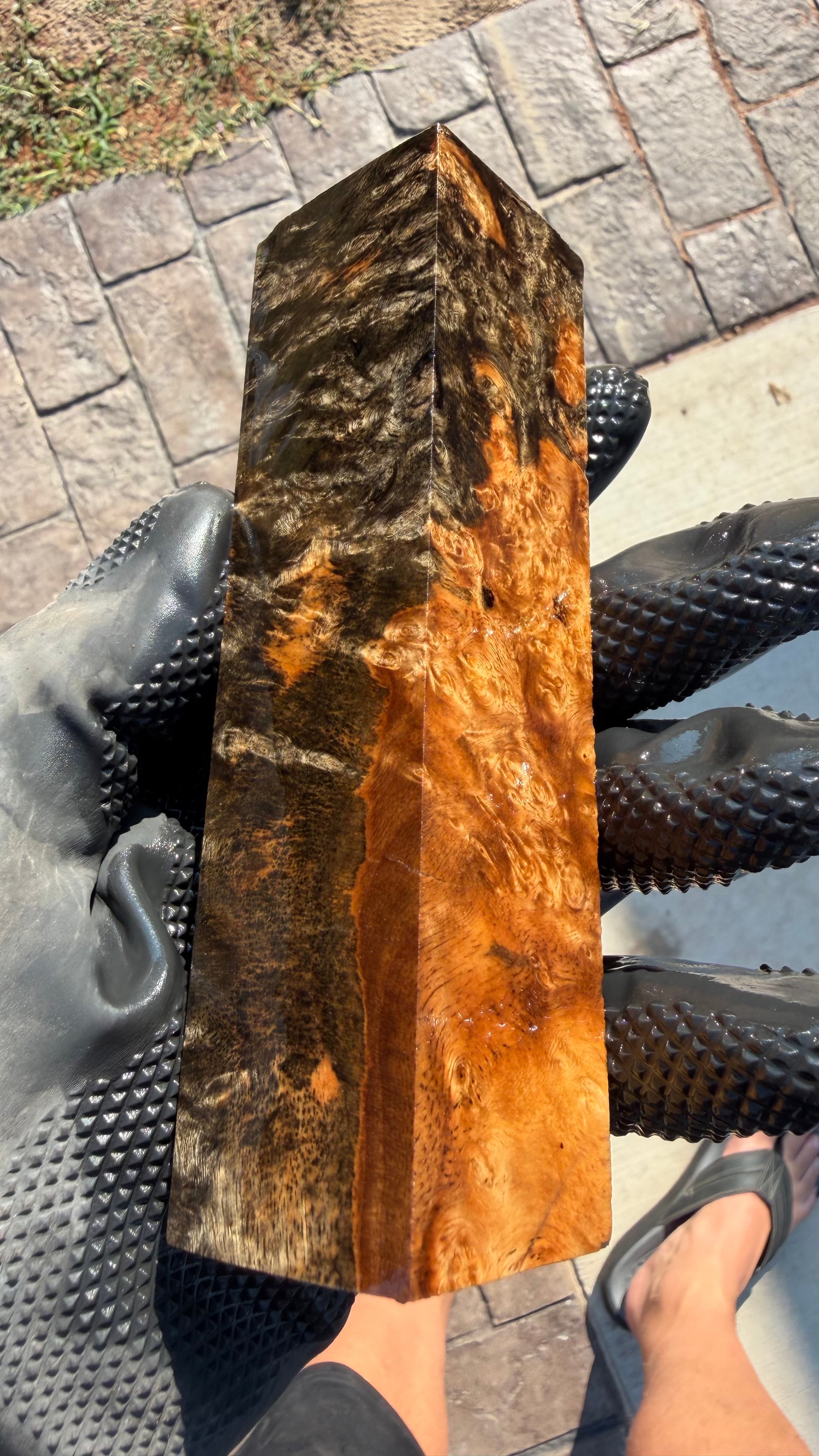 Amboyna Burl Block AYBB-079 (Stabilized)
