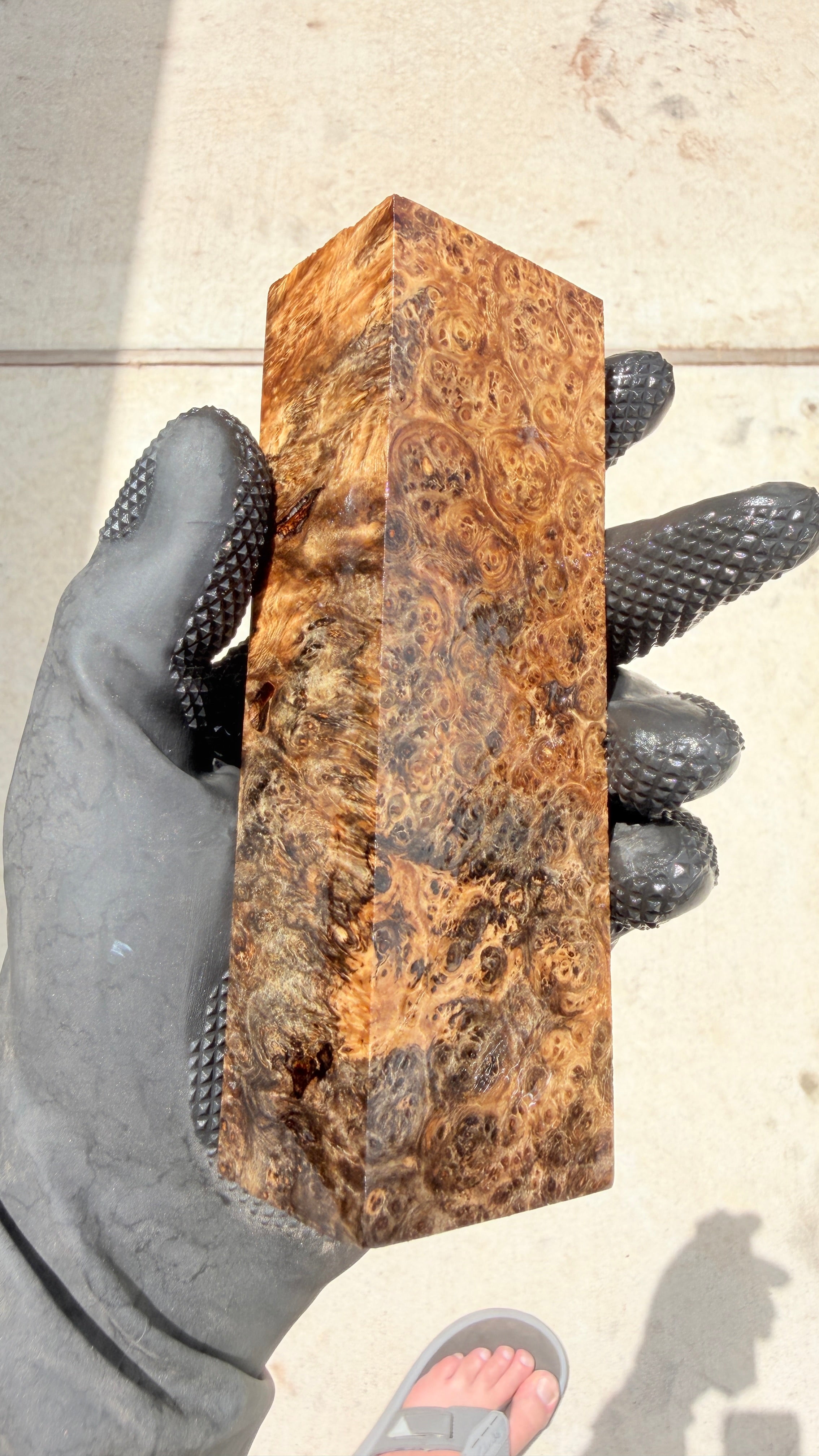 Amboyna Burl Block AYBB-050 (Stabilized)
