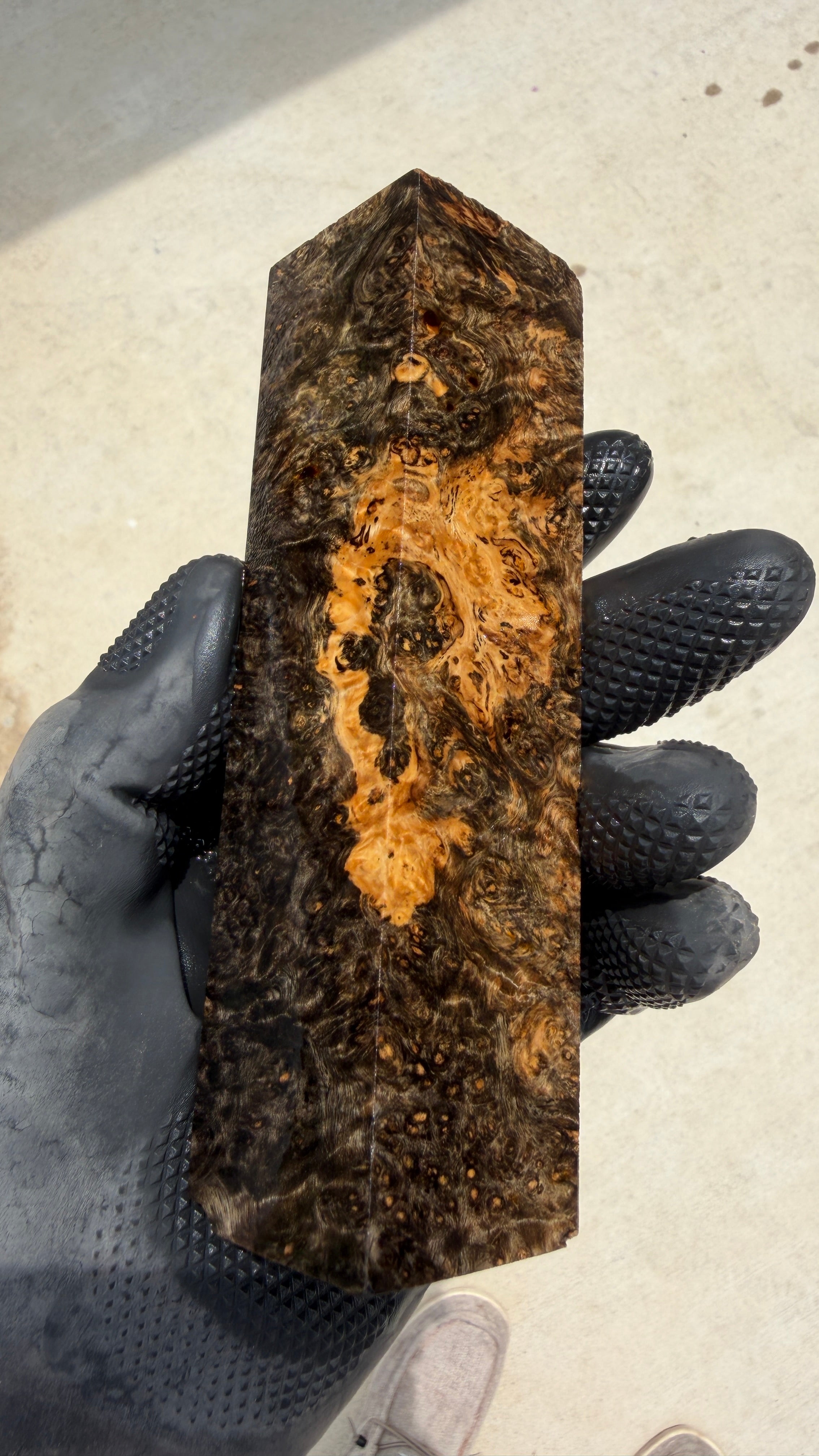 Amboyna Burl Block AYBB-077 (Stabilized)
