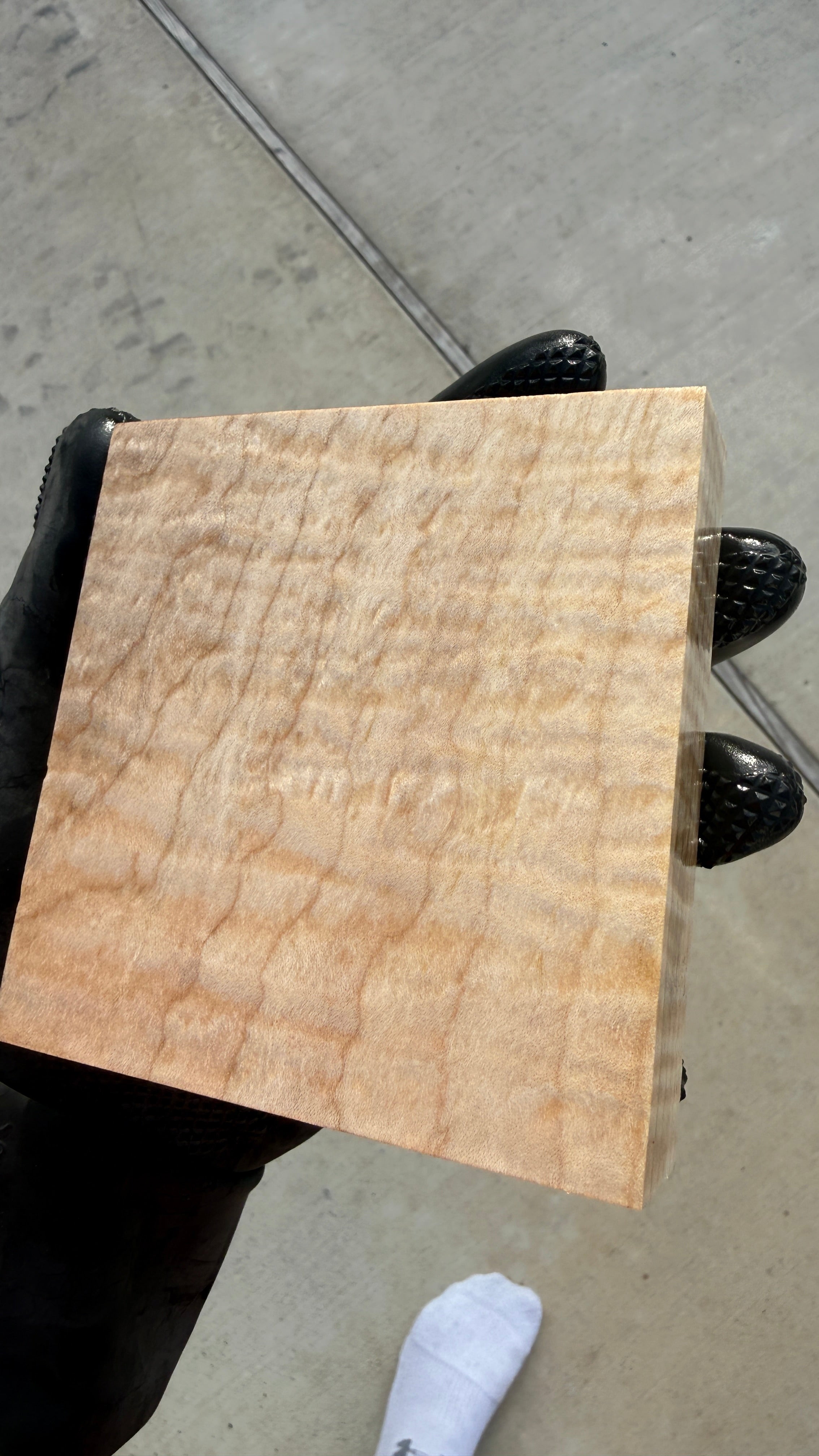 Curly Maple Block MPBB-162 (Stabilized)