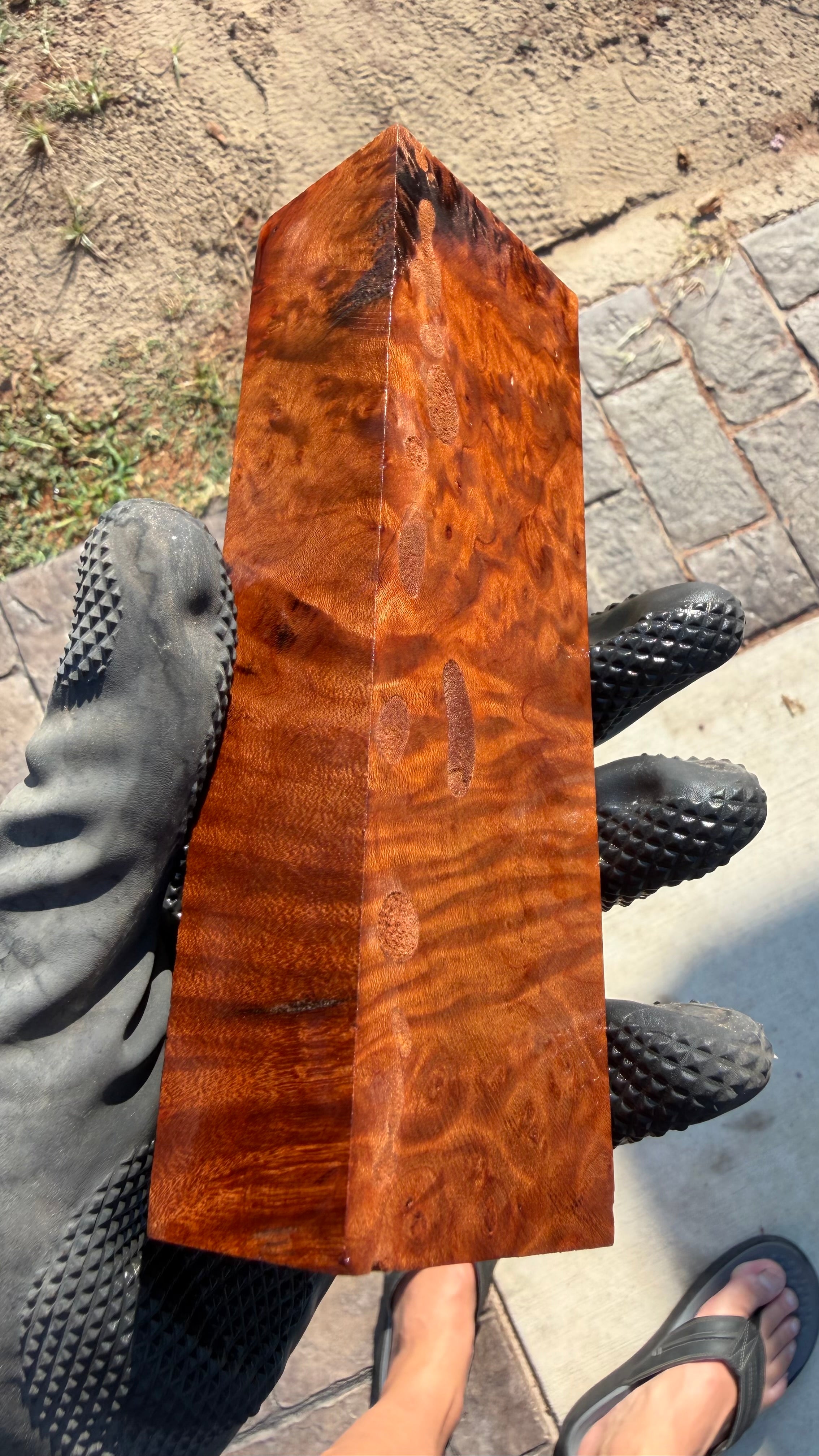 Madrone Burl Block MBB-006 (Stabilized)