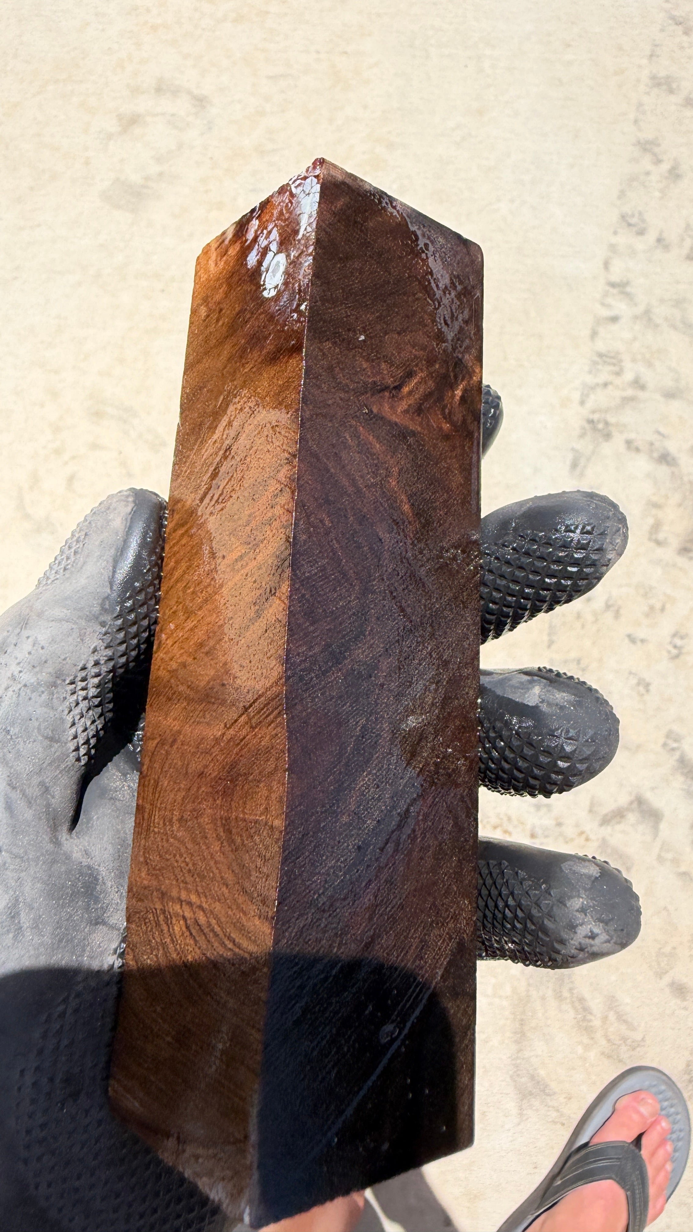 Ancient Sinker Cypress Block ASCB-182 (Stabilized)