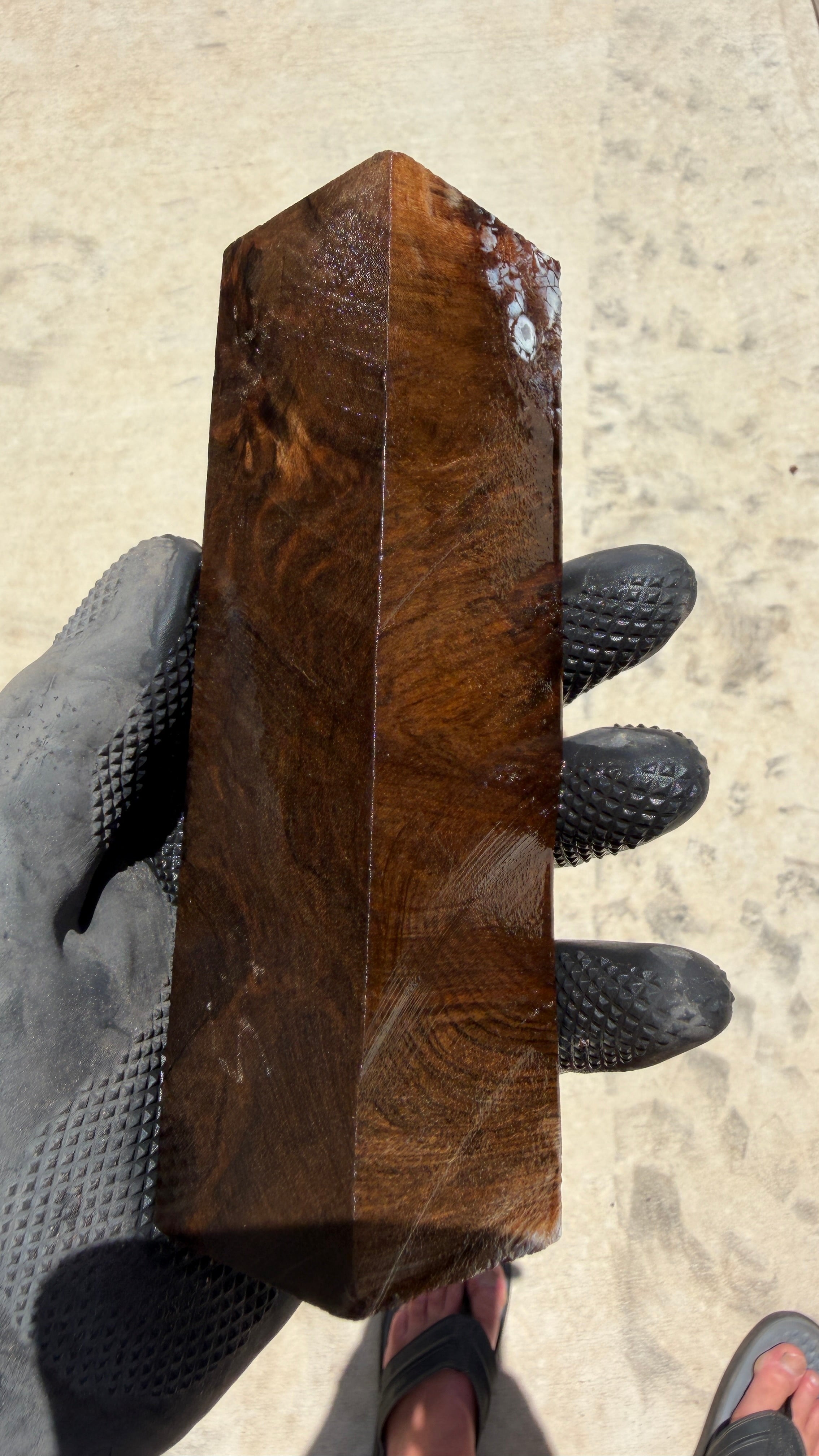 Ancient Sinker Cypress Block ASCB-182 (Stabilized)