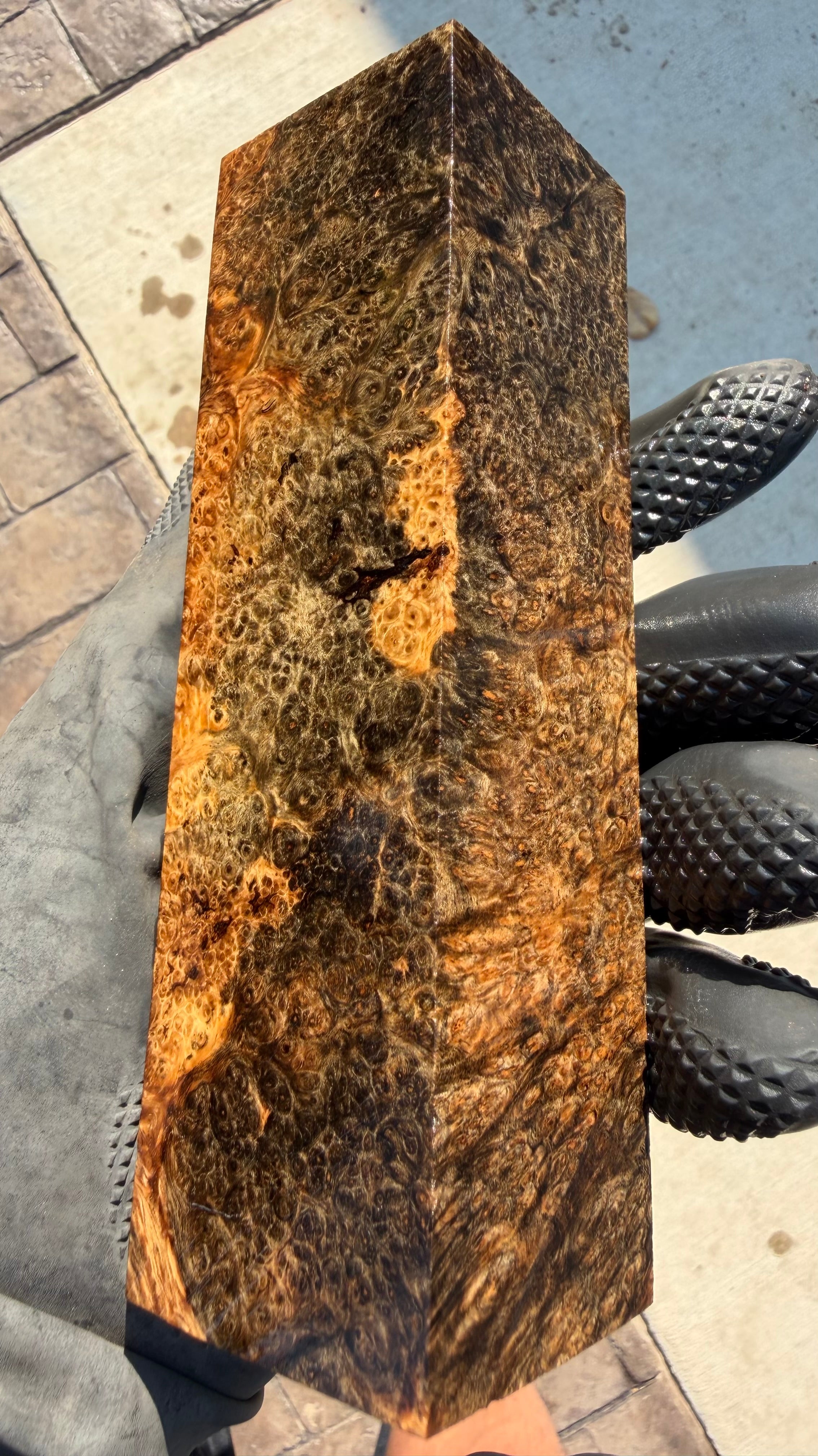 Amboyna Burl Block AYBB-023 (Stabilized)