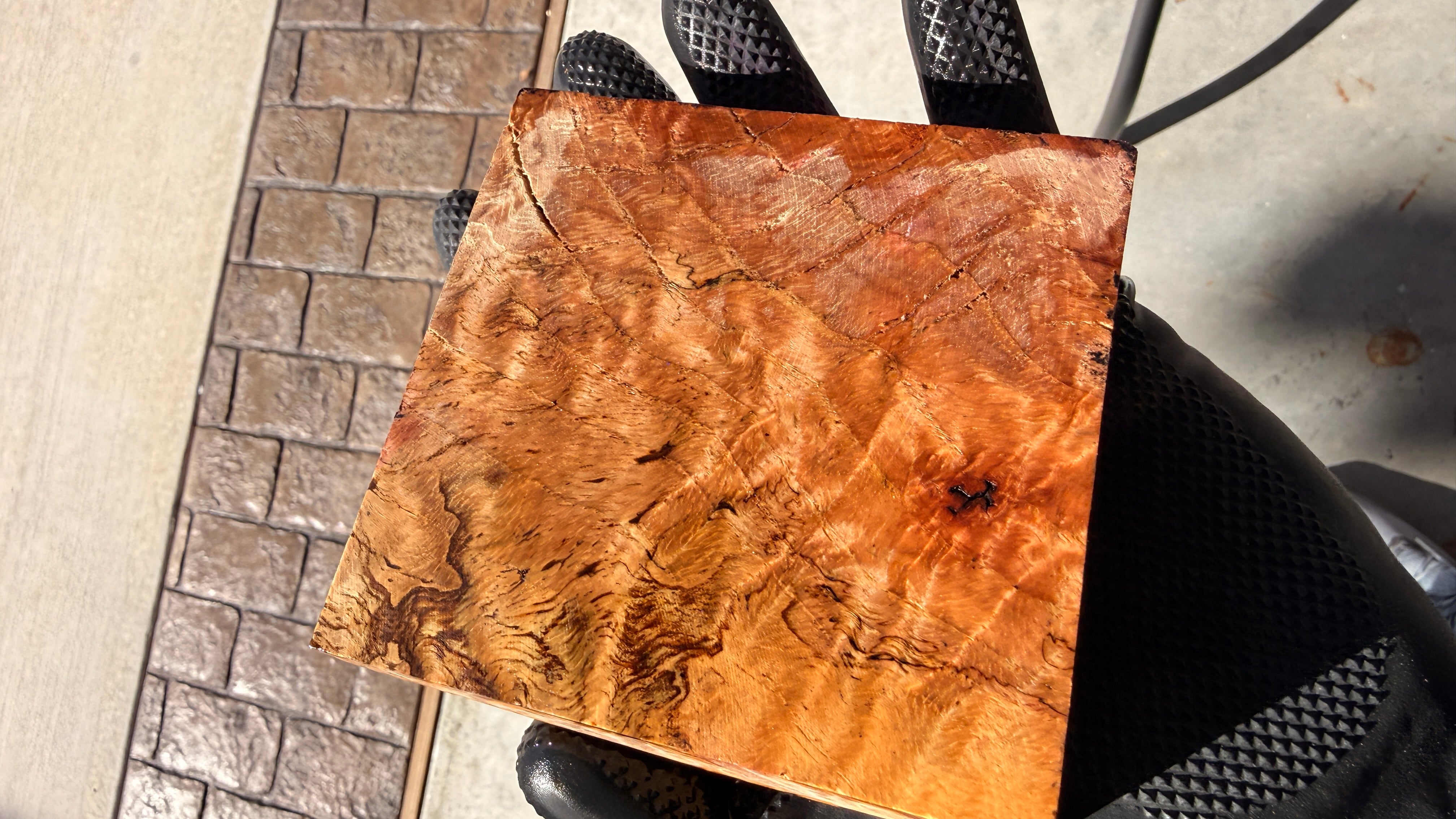 Red Oak Burl Block ROBB-153 (Stabilized)