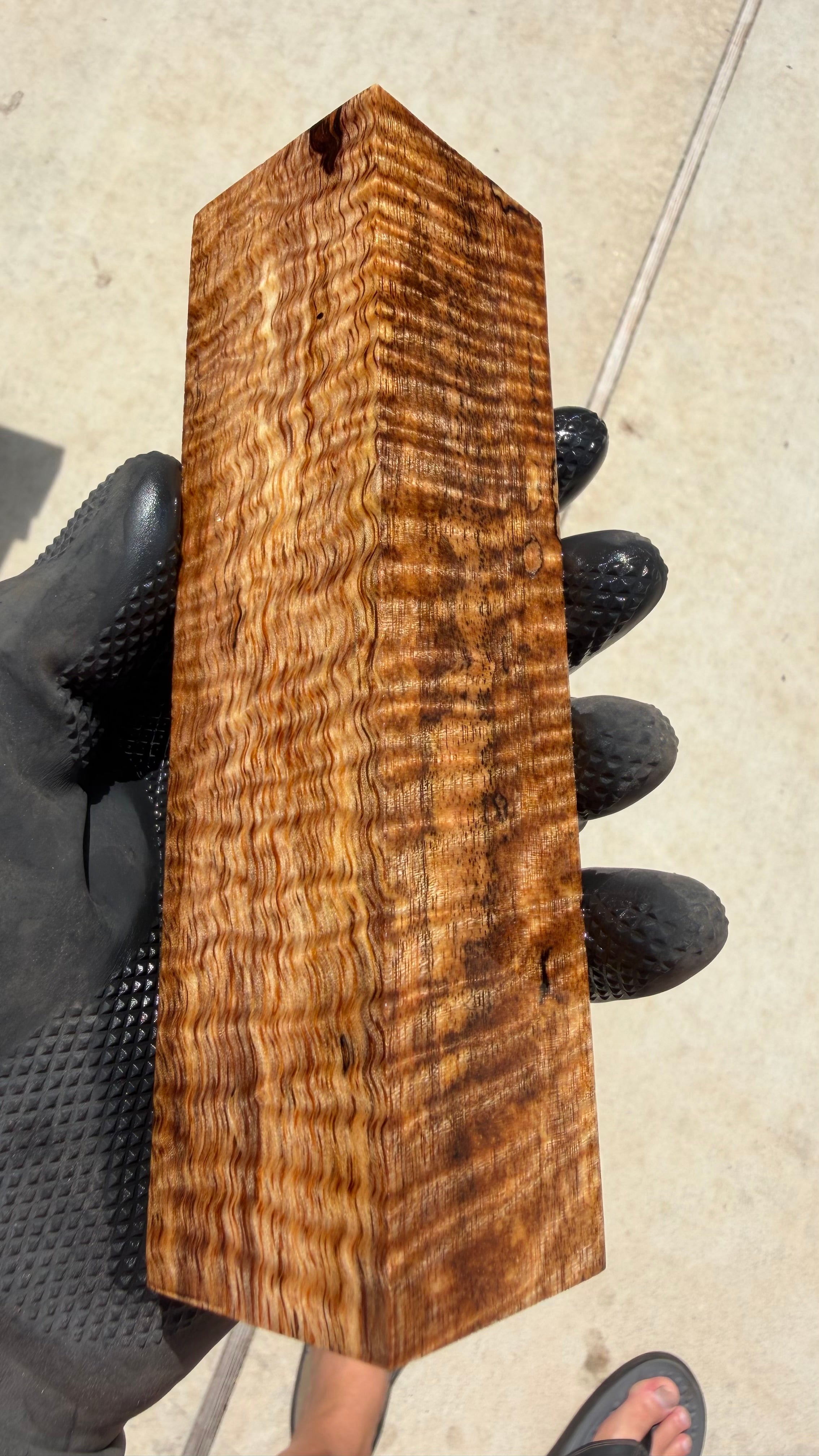 Curly Mango Block COMB-005 (Stabilized)