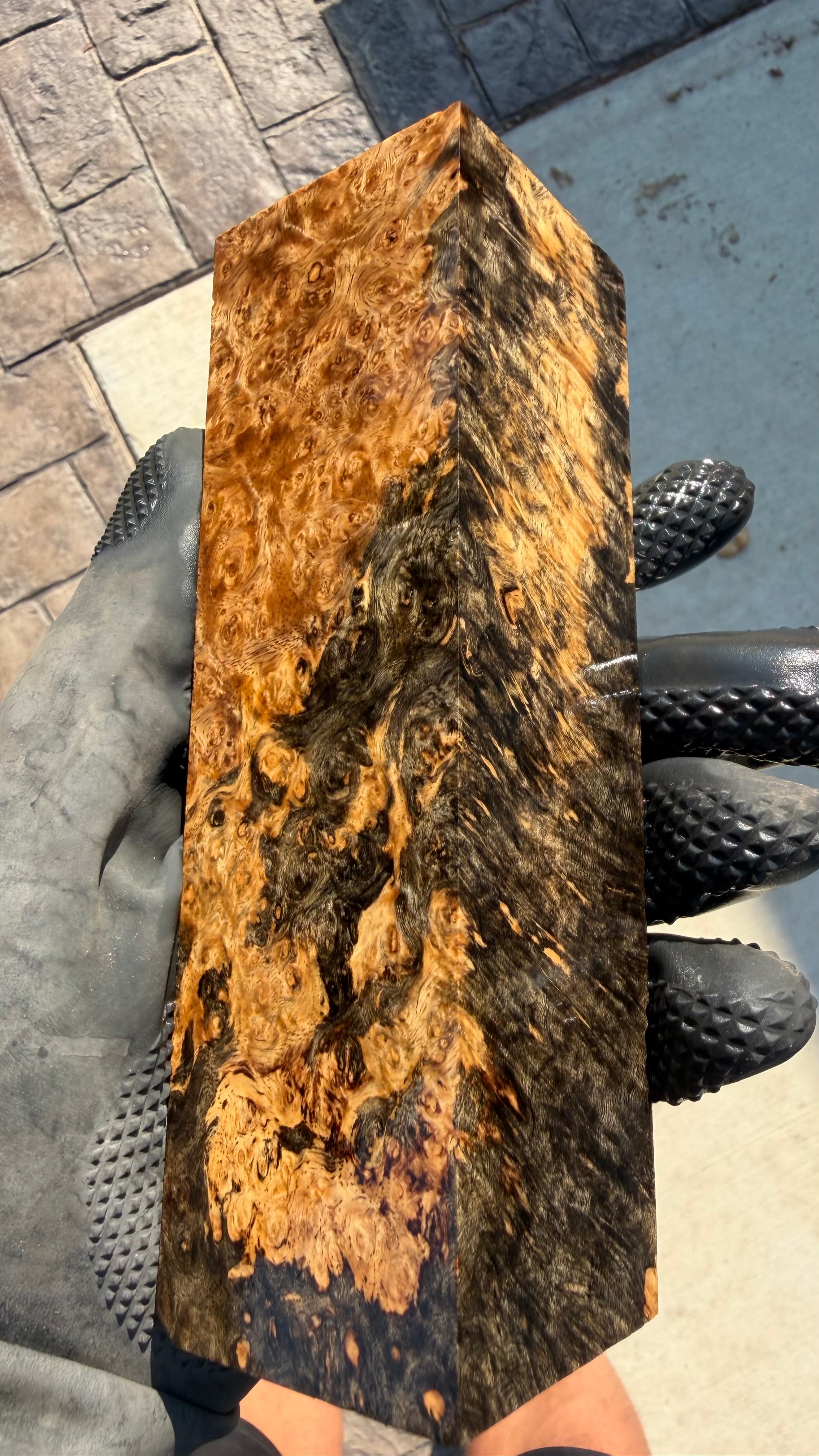 Amboyna Burl Block AYBB-022 (Stabilized)