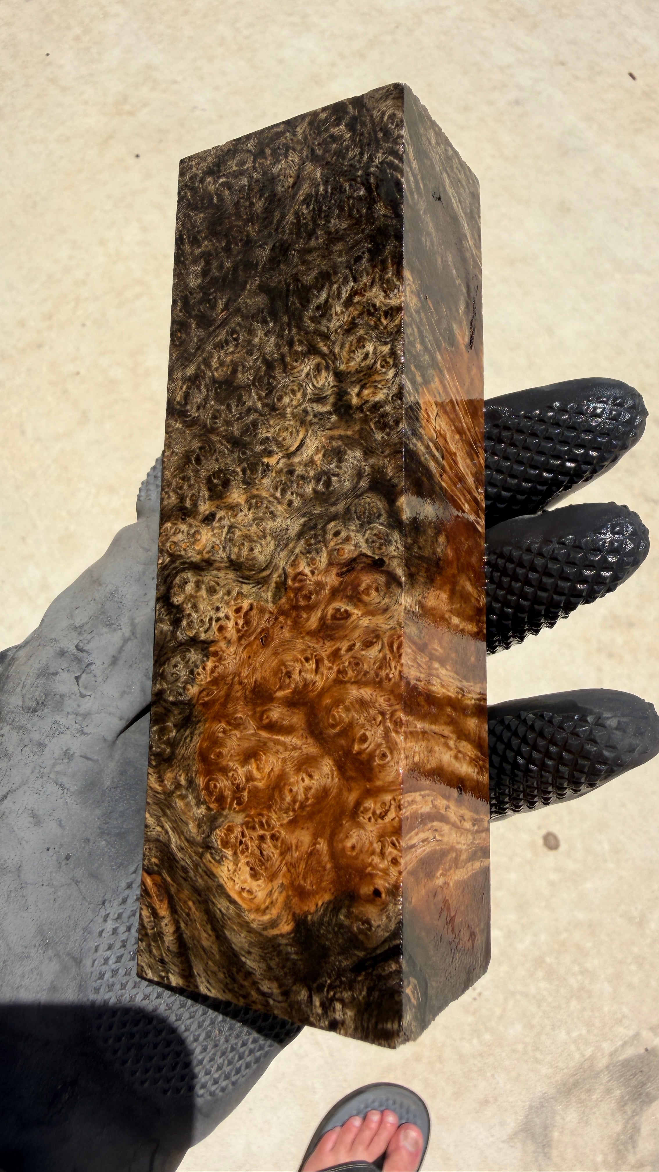 Amboyna Burl Block AYBB-042 (Stabilized)