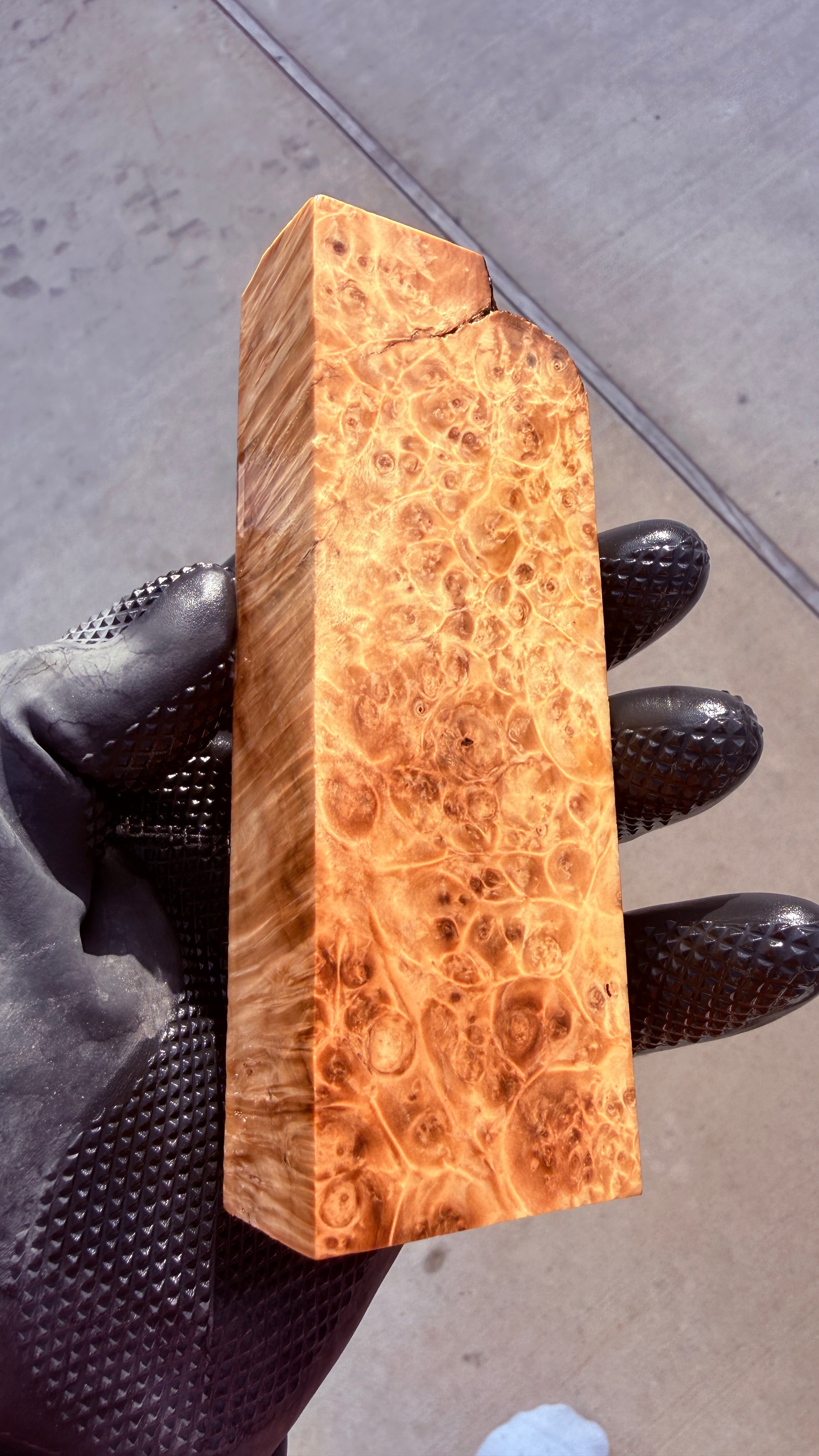 Box Elder Burl Block BEBB-225 (Stabilized)