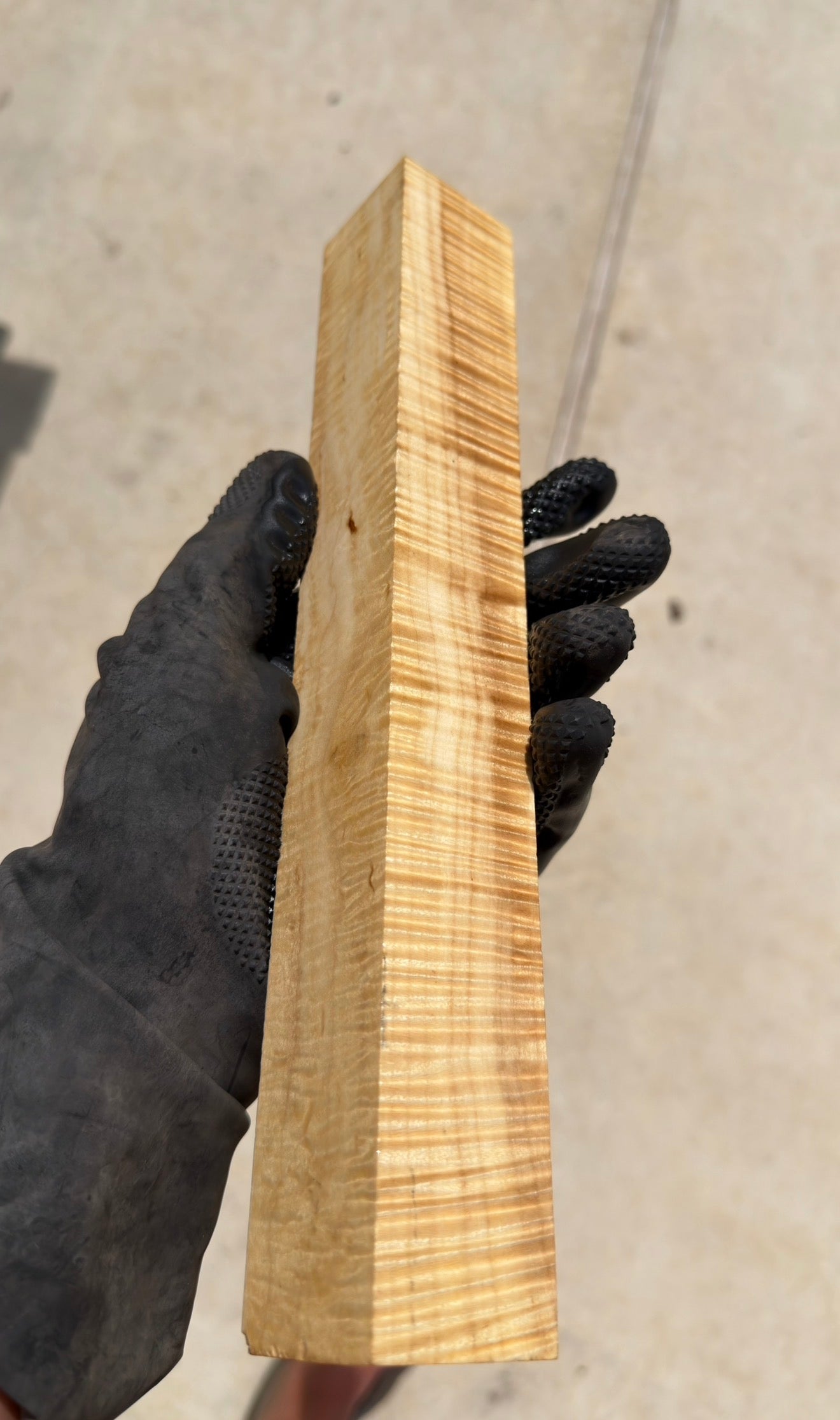 Curly Box Elder Block CBEB-003 (Stabilized)