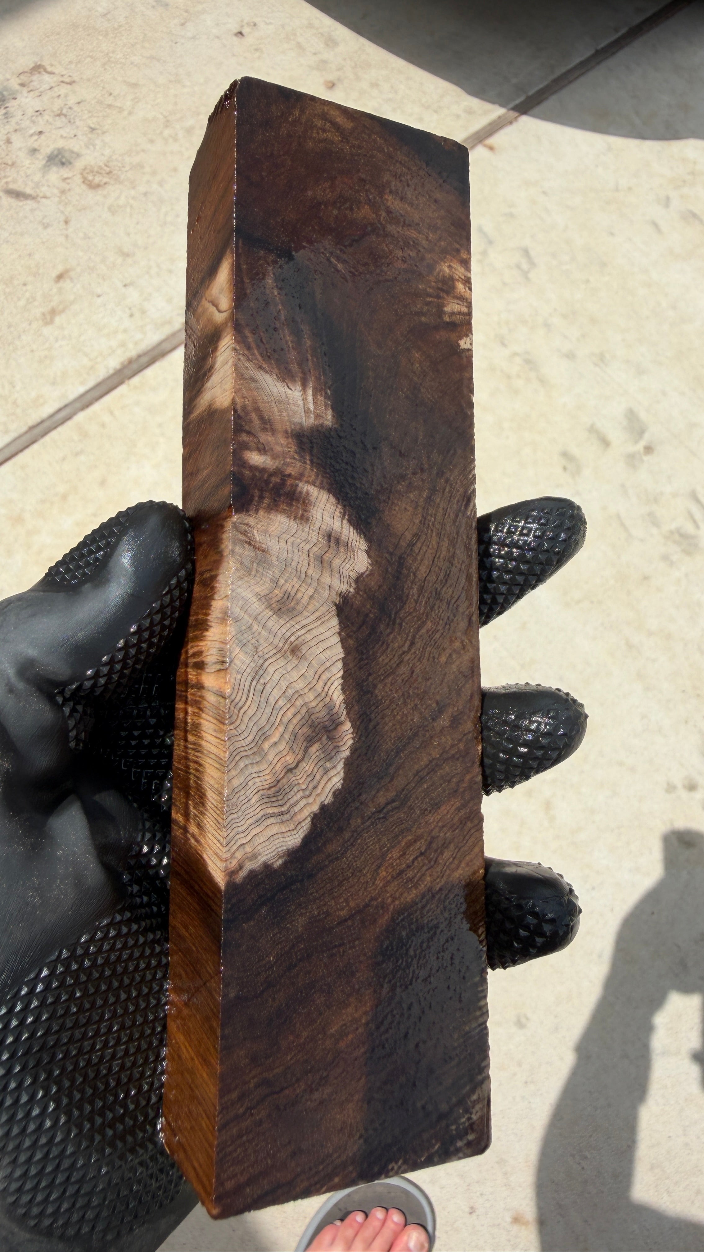 Ancient Sinker Cypress Block ASCB-140 (Stabilized)