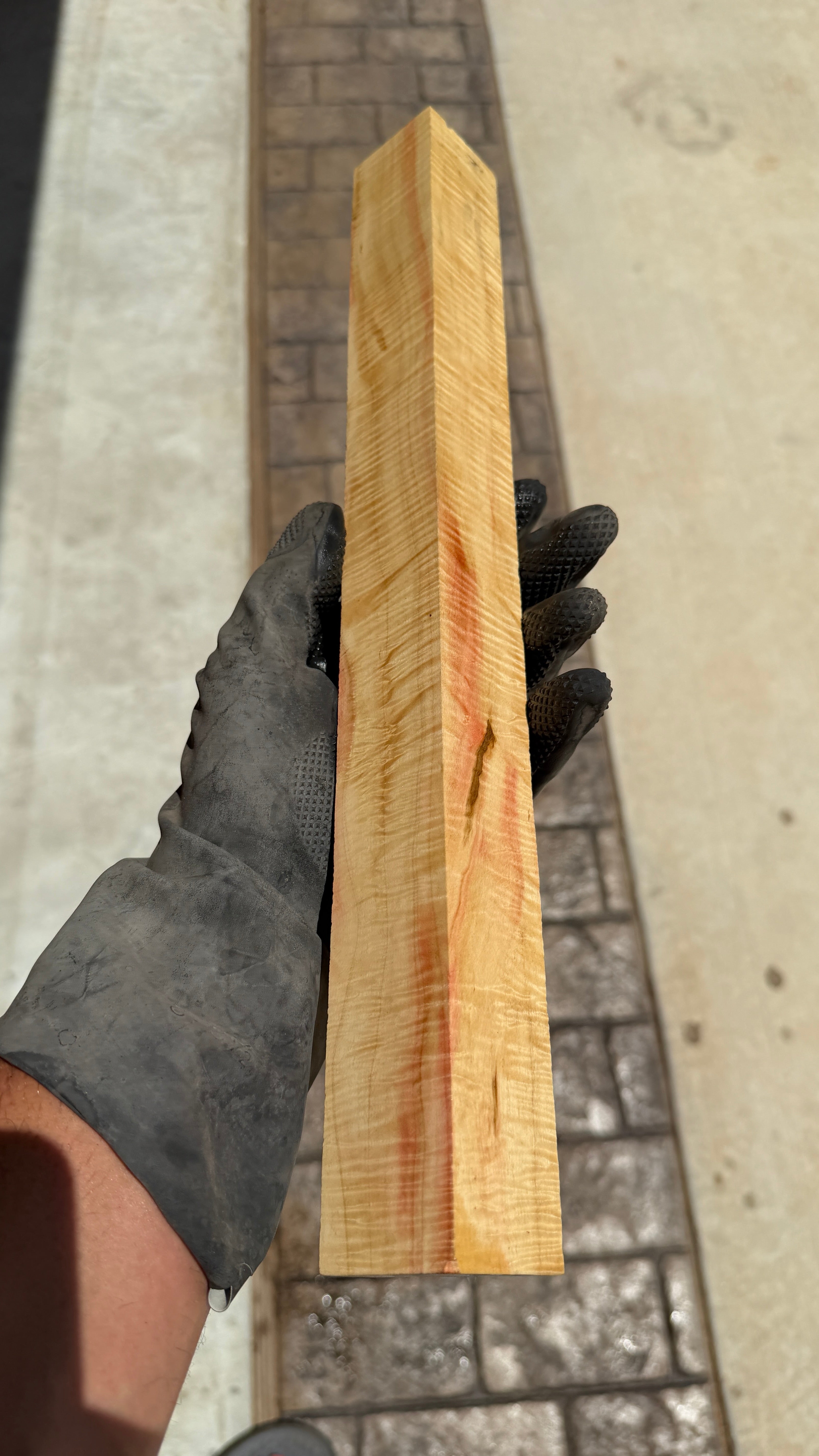Curly Box Elder Block CBEB-000 (Stabilized)