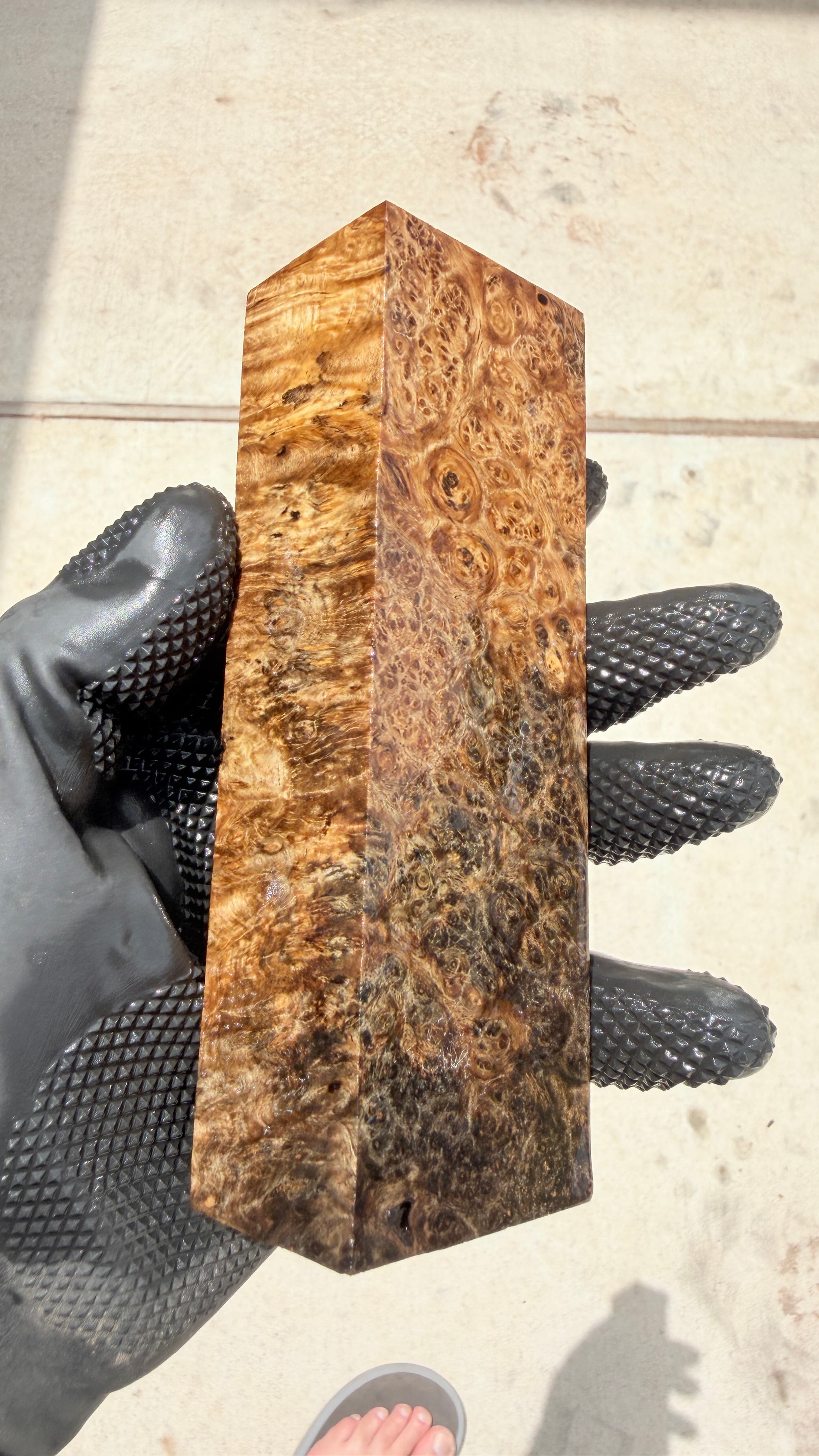 Amboyna Burl Block AYBB-050 (Stabilized)