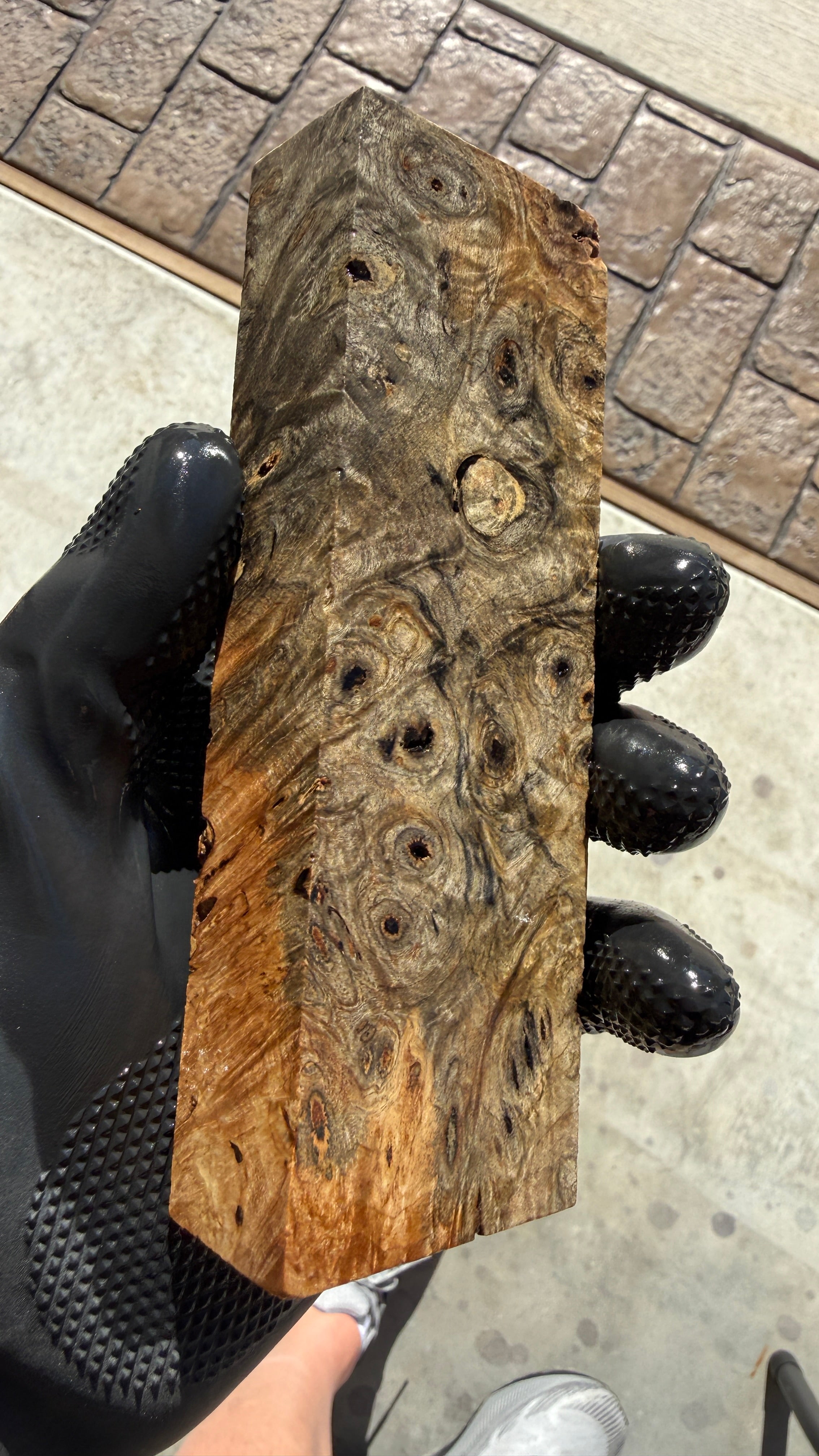 Buckeye Burl Block BBB-116 (Stabilized)