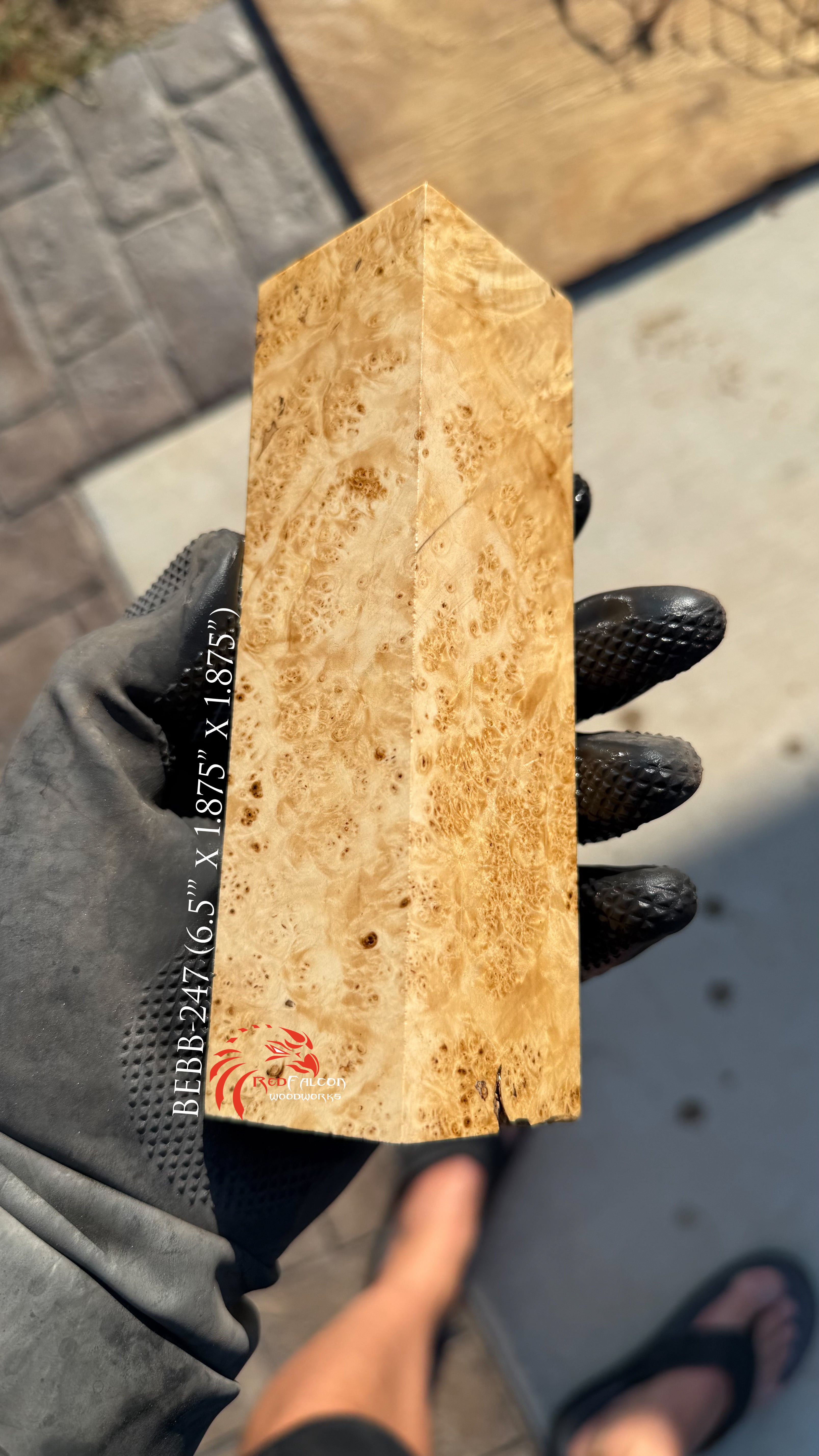 Box Elder Burl Block BEBB-247 (Stabilized)