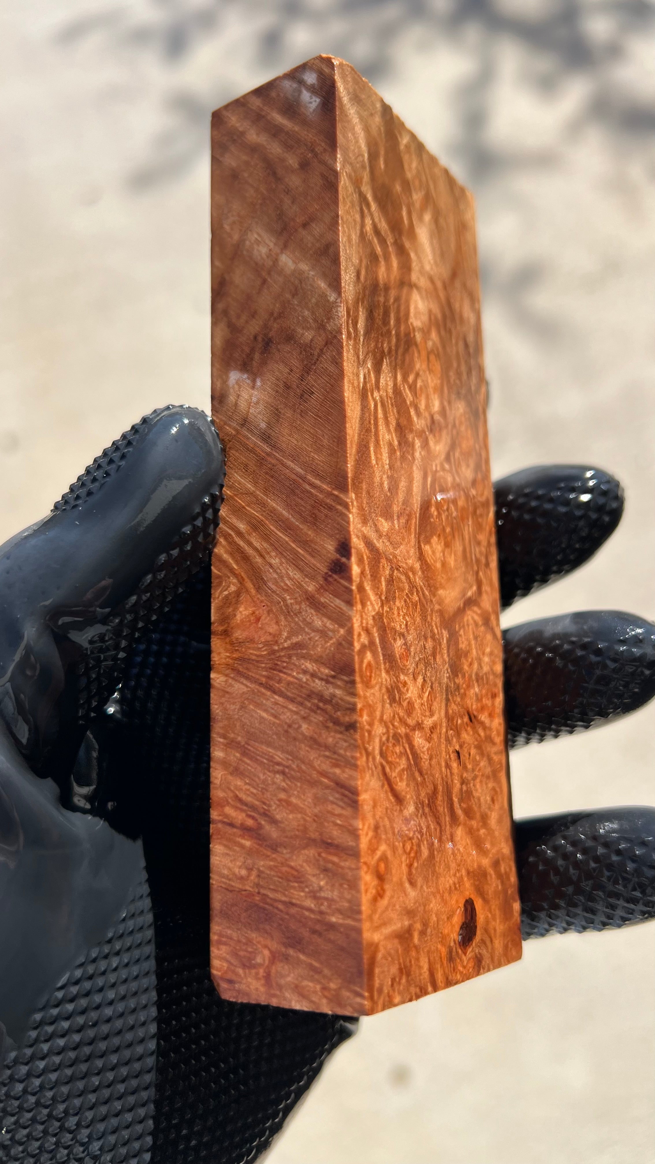 Maple Burl Block MPBB-124 (Stabilized)