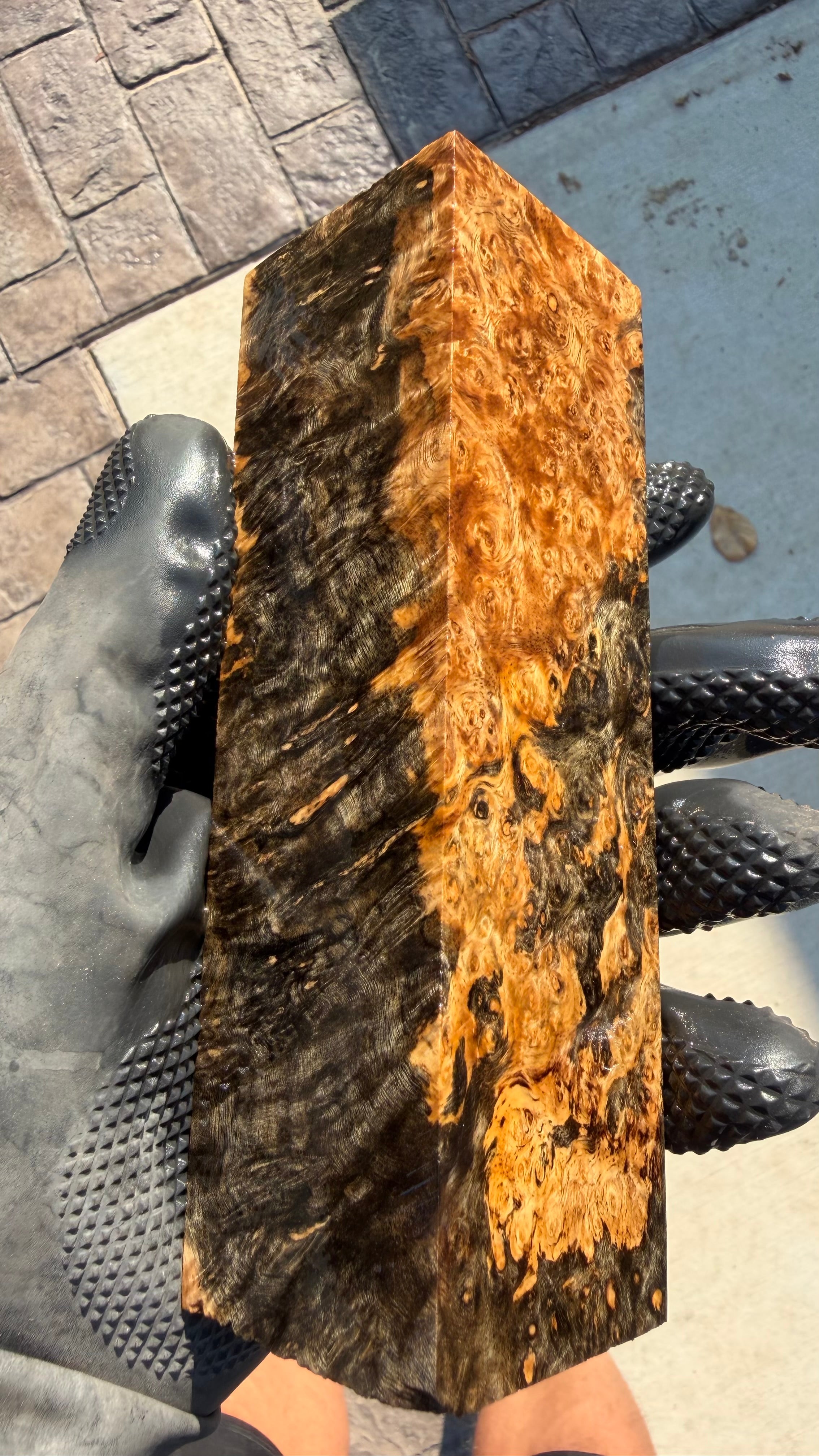 Amboyna Burl Block AYBB-022 (Stabilized)