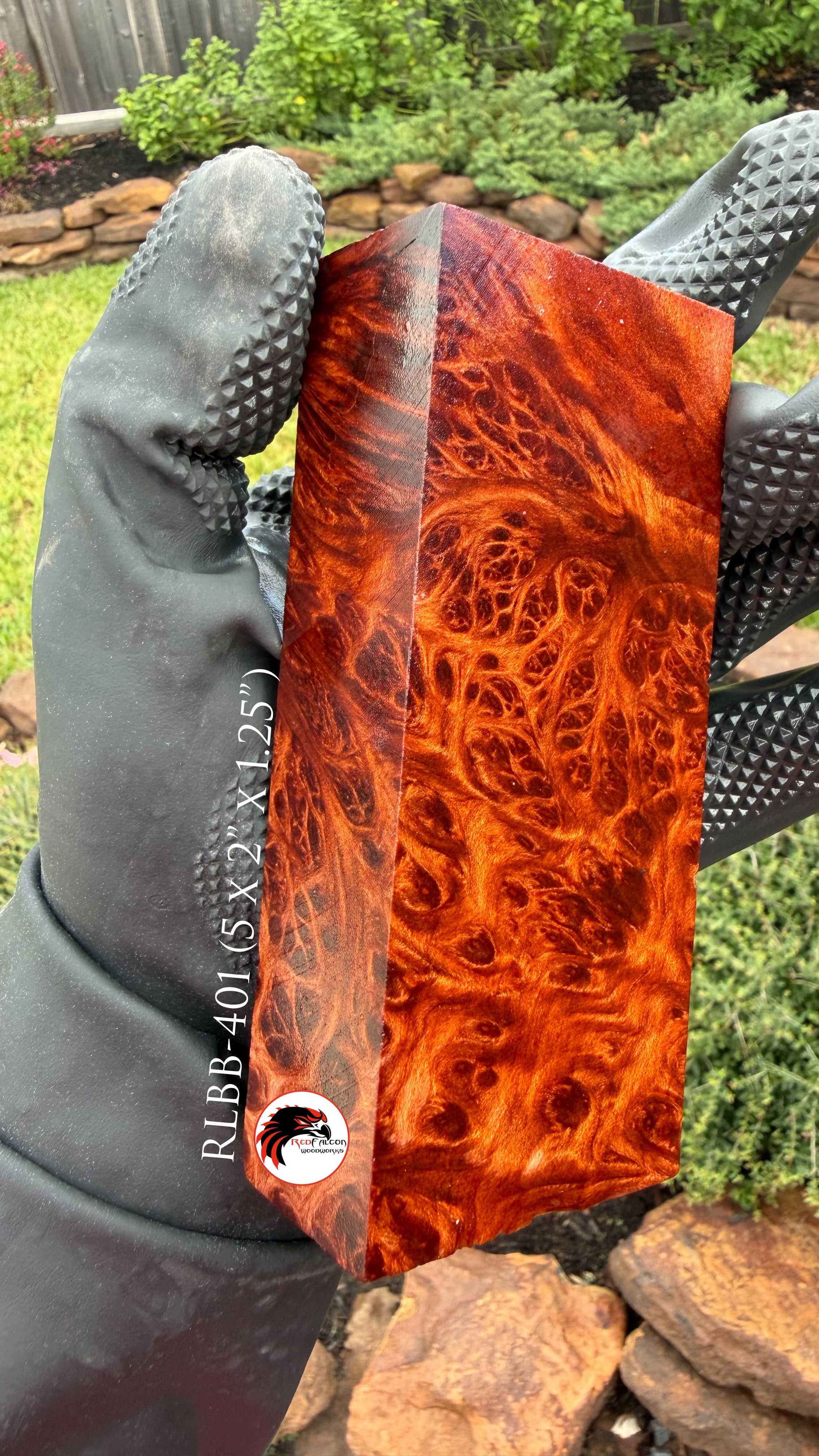 Redwood Burl Block RLBB-401 (Stabilized)