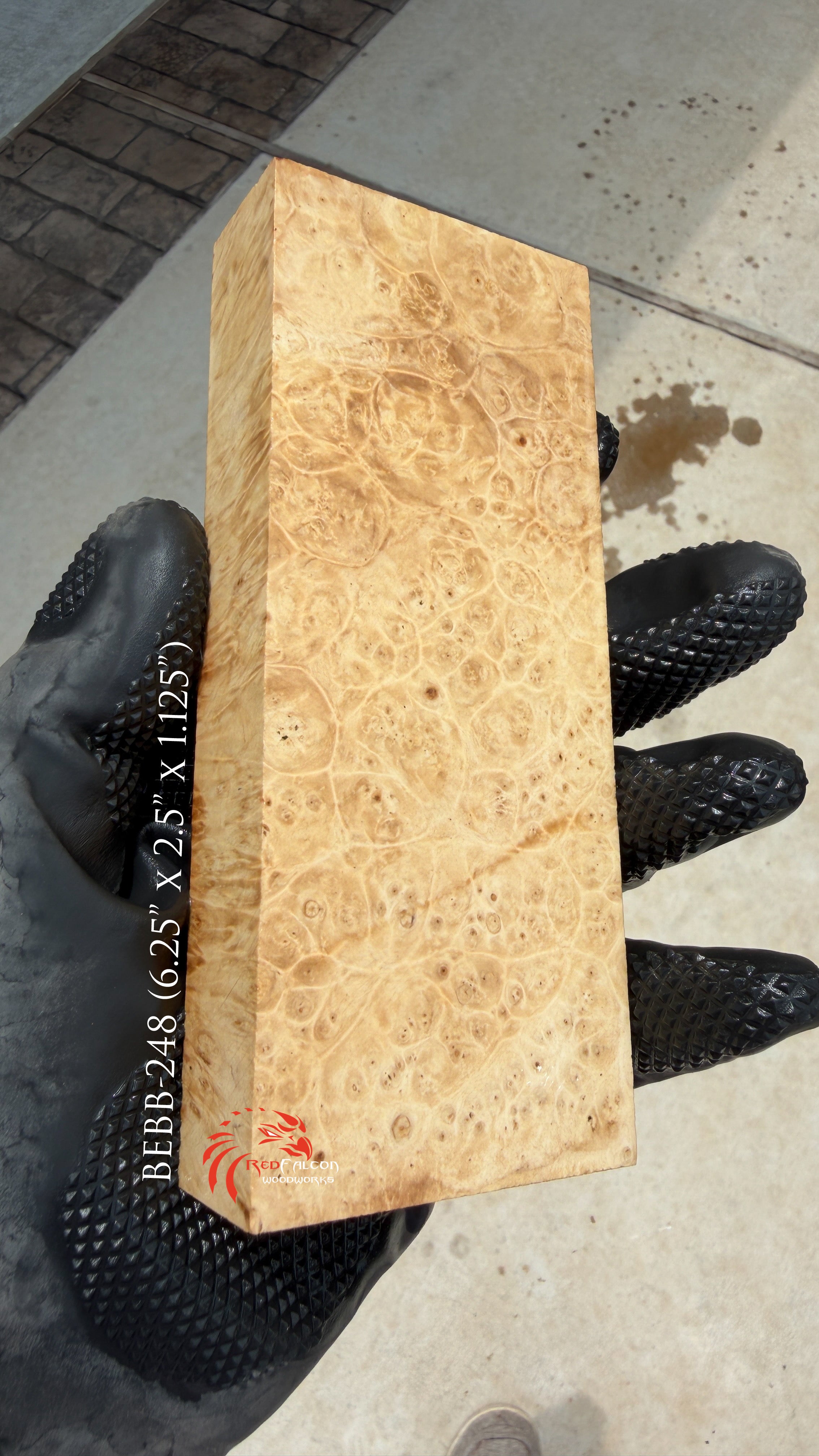 Box Elder Burl Block BEBB-248 (Stabilized)