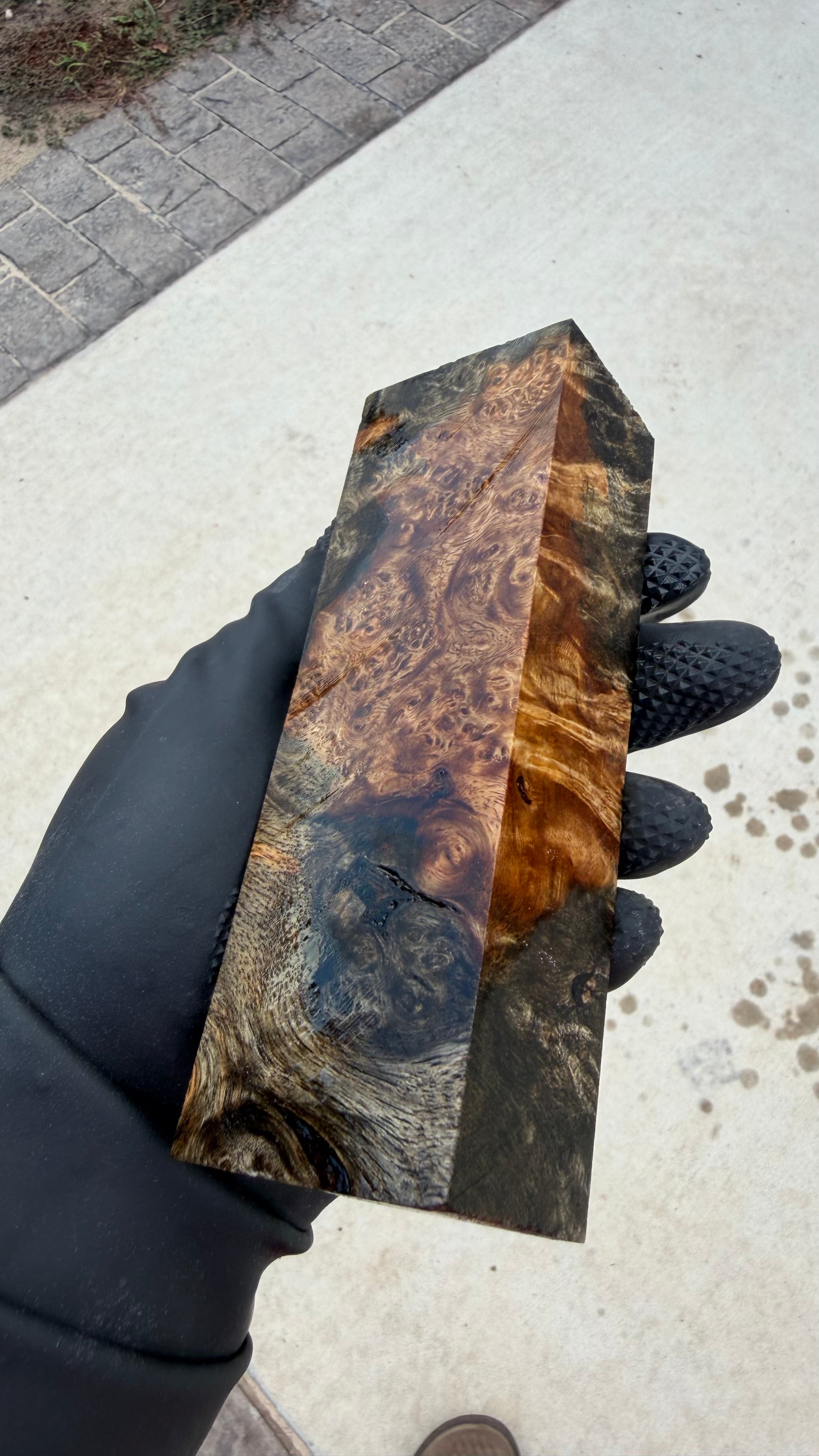 Amboyna Burl Block AYBB-043 (Stabilized)