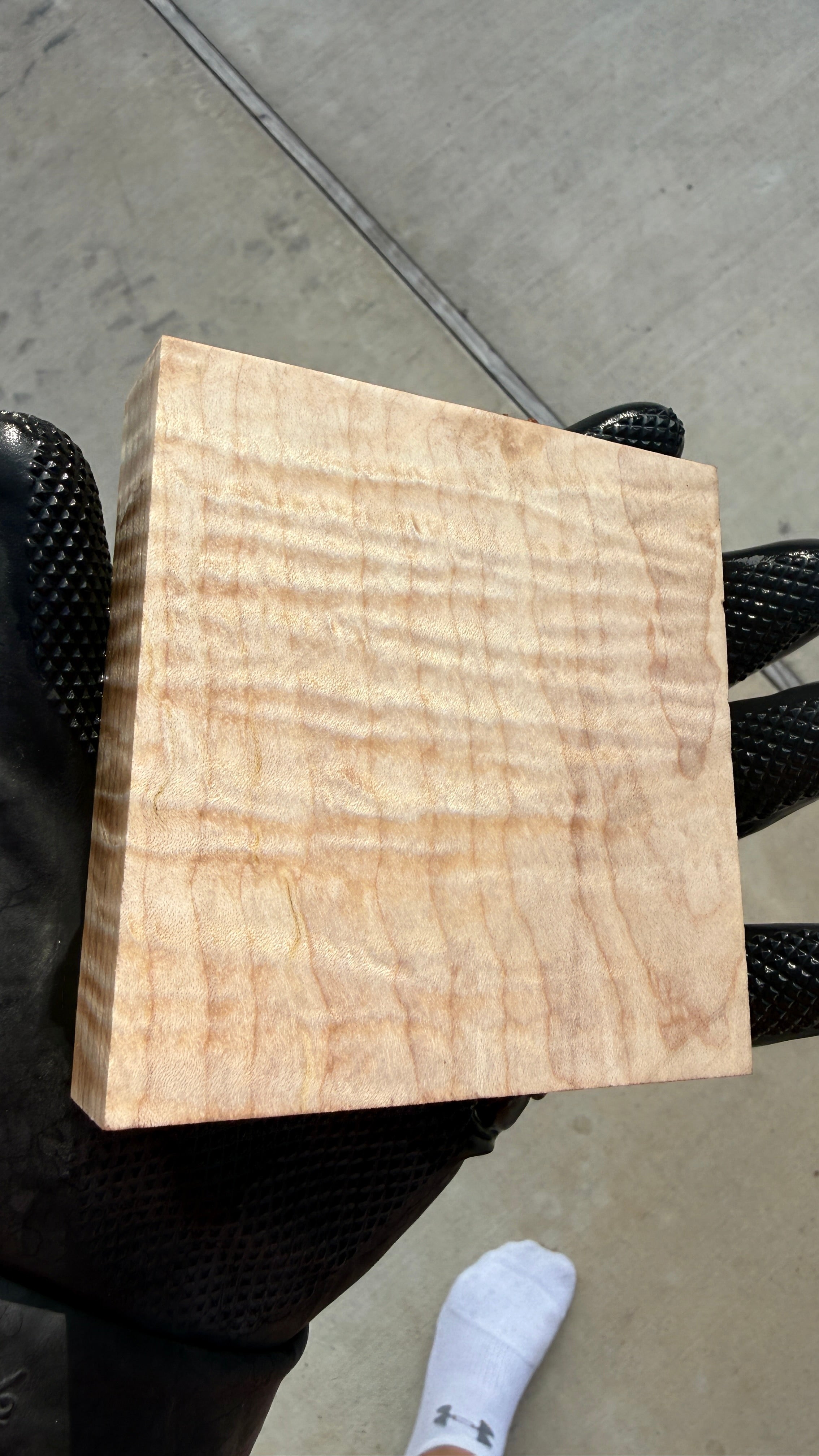 Curly Maple Block MPBB-162 (Stabilized)