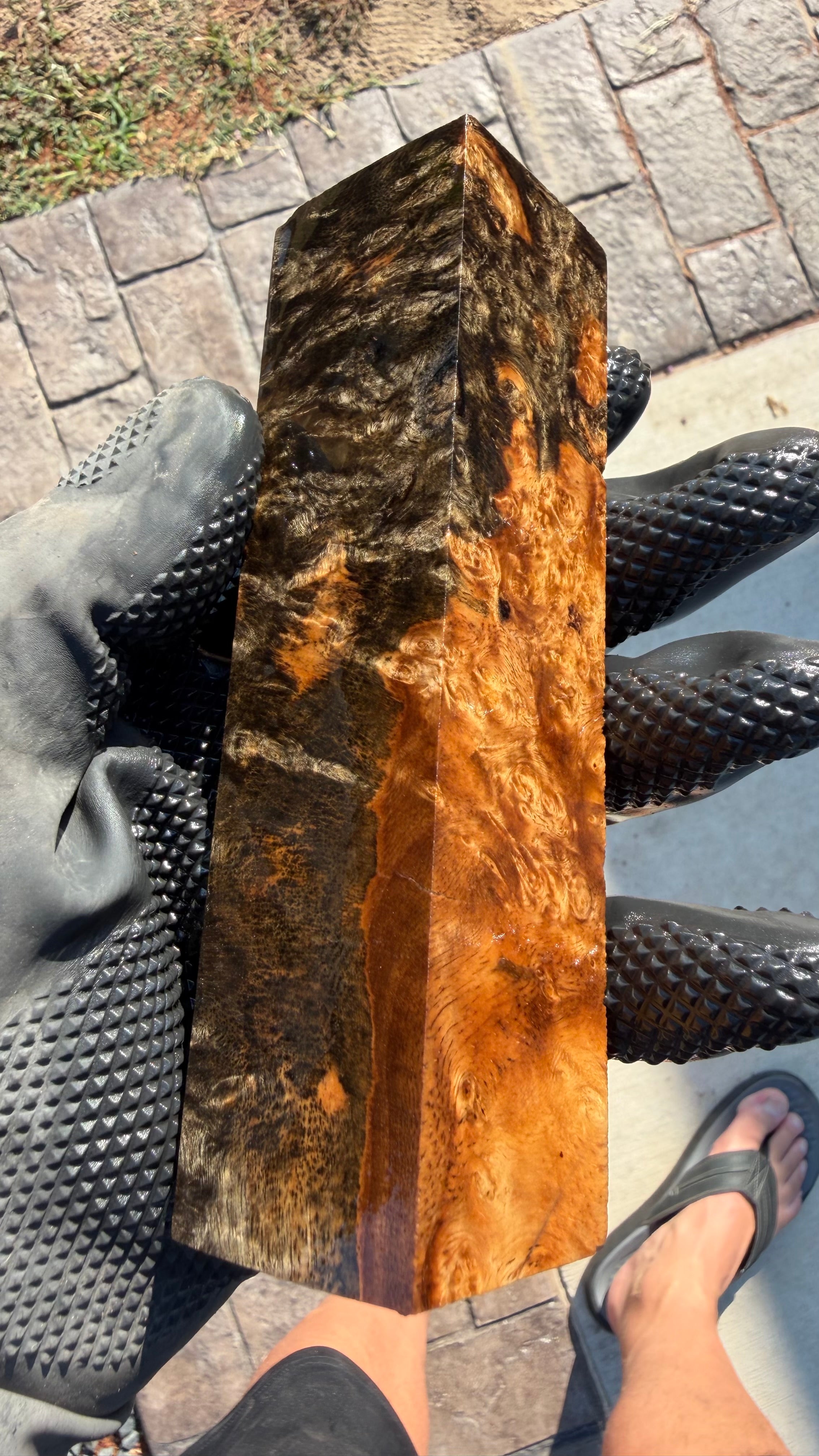 Amboyna Burl Block AYBB-079 (Stabilized)