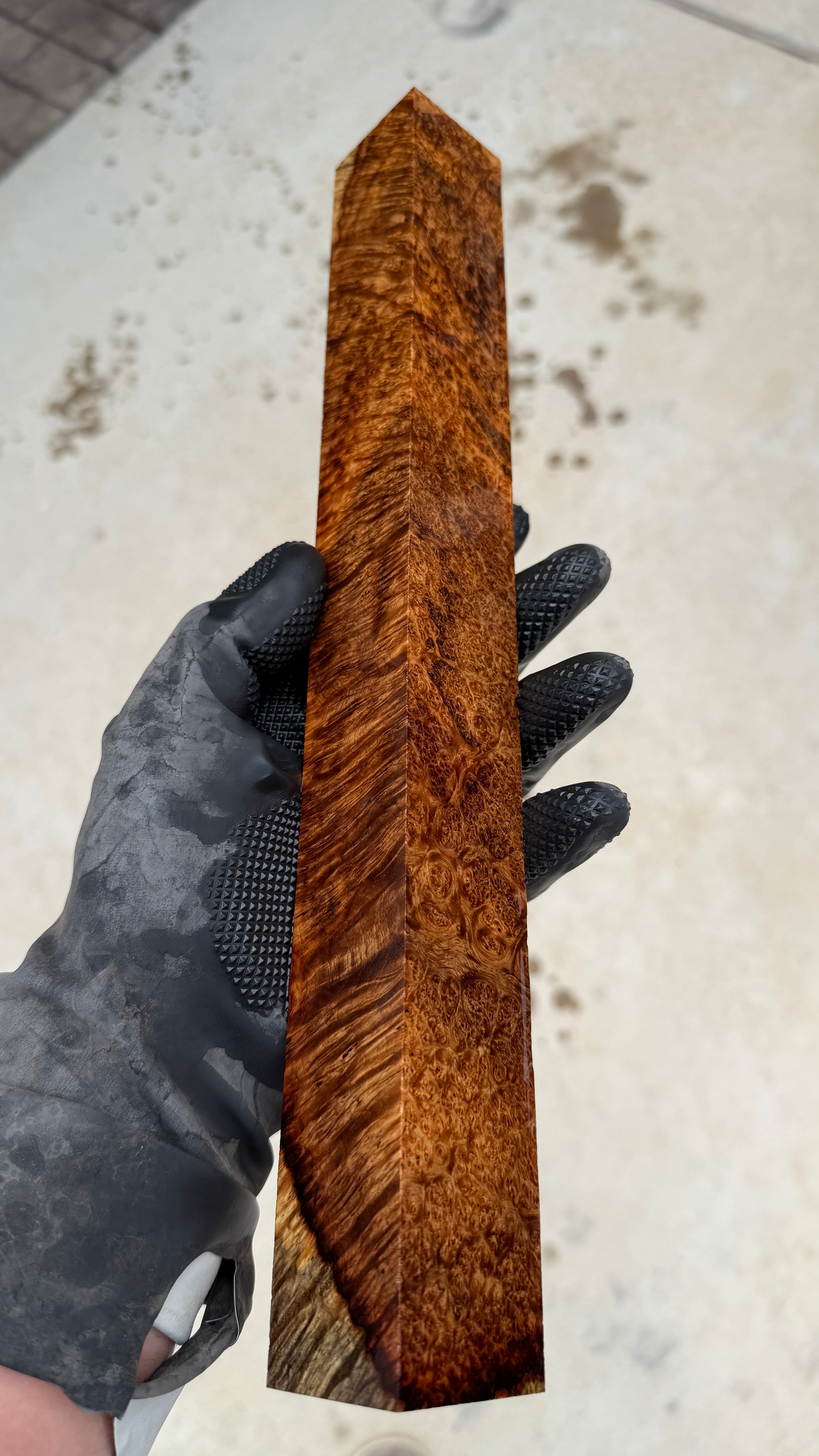 Amboyna Burl Block AYBB-077 (Stabilized)